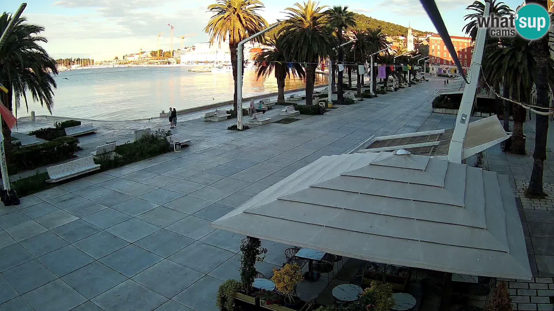 Split –  Blick auf Split riva