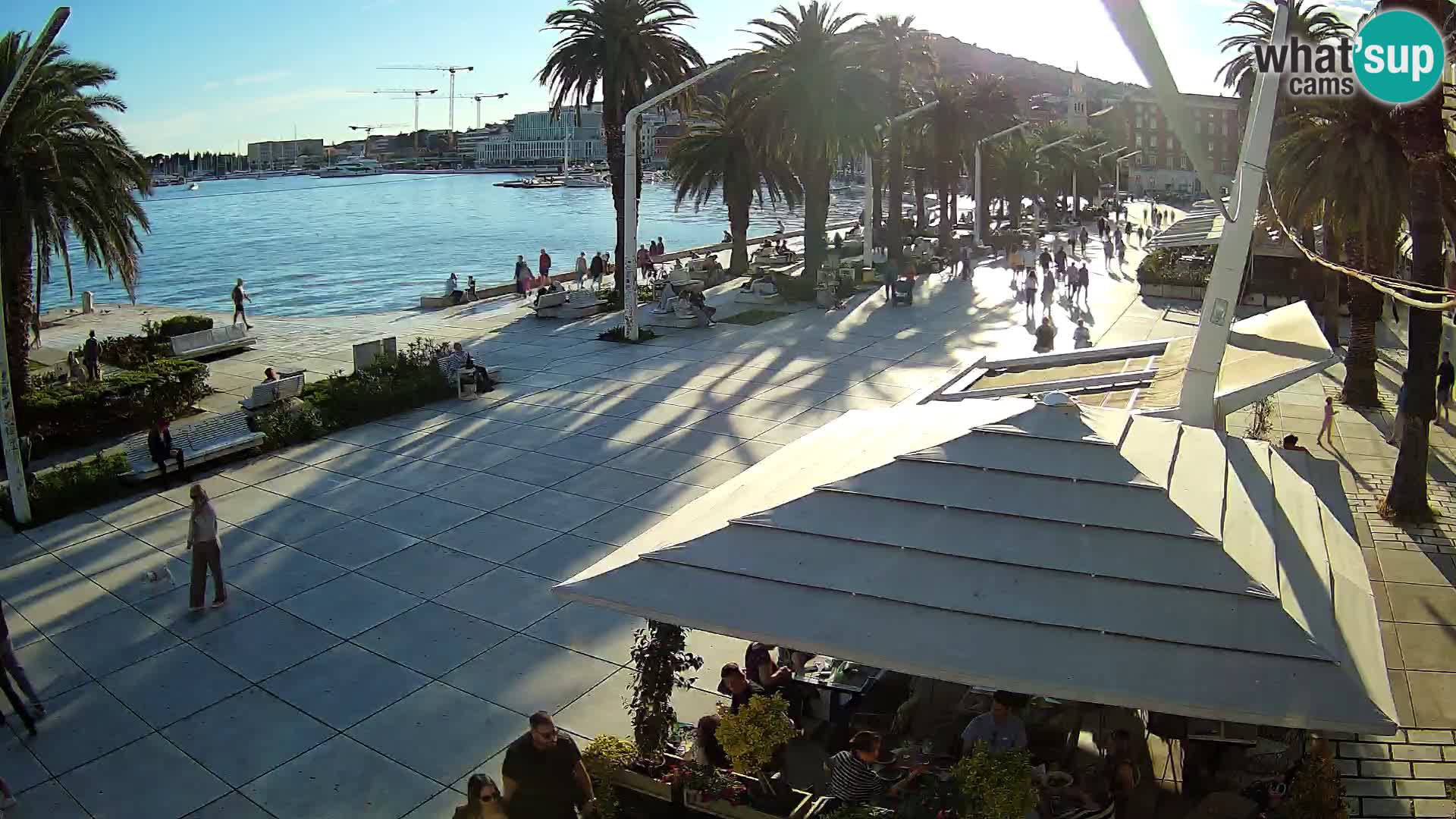 Live Webcam Split – view of Split riva