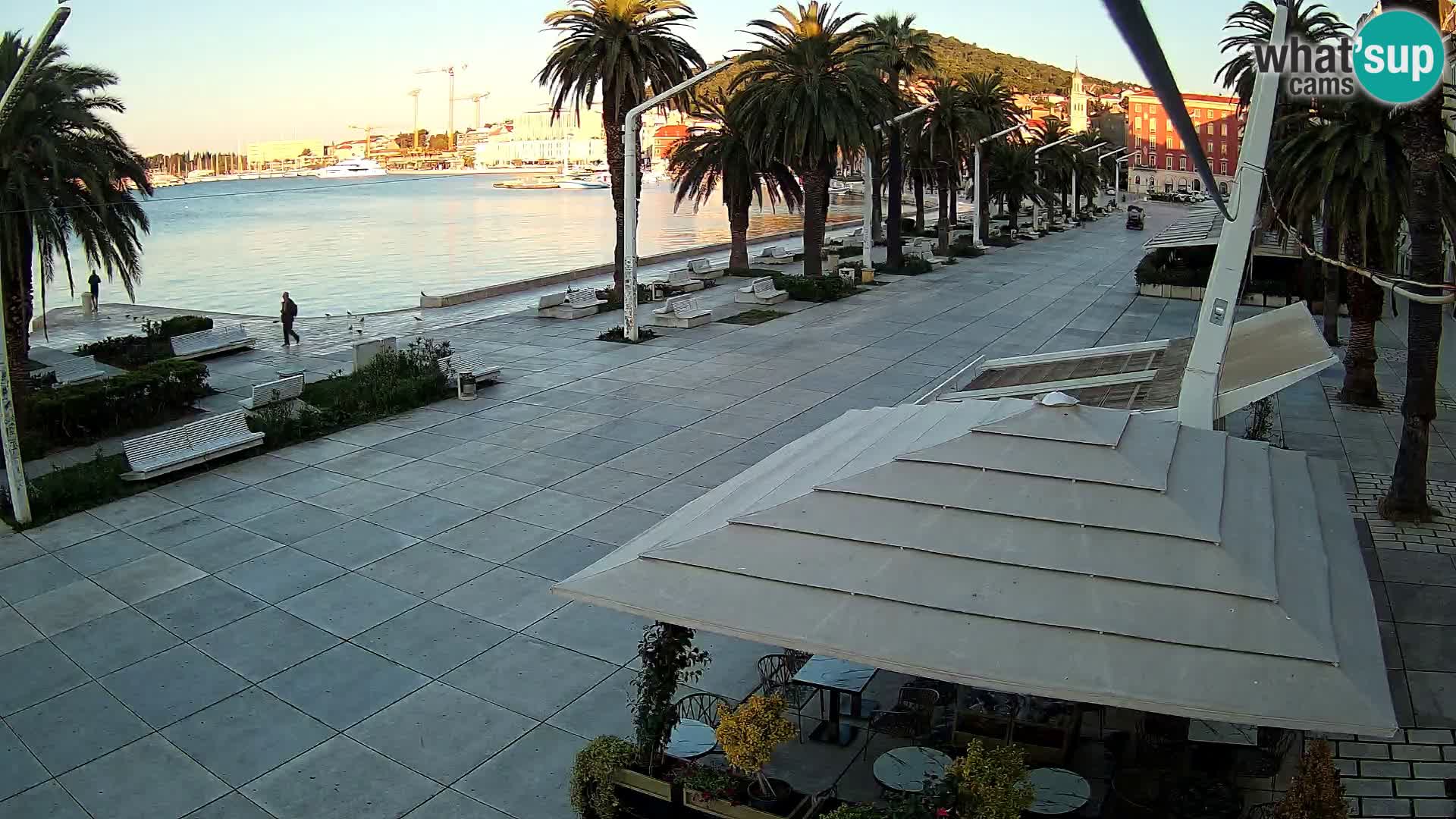 Split –  Blick auf Split riva