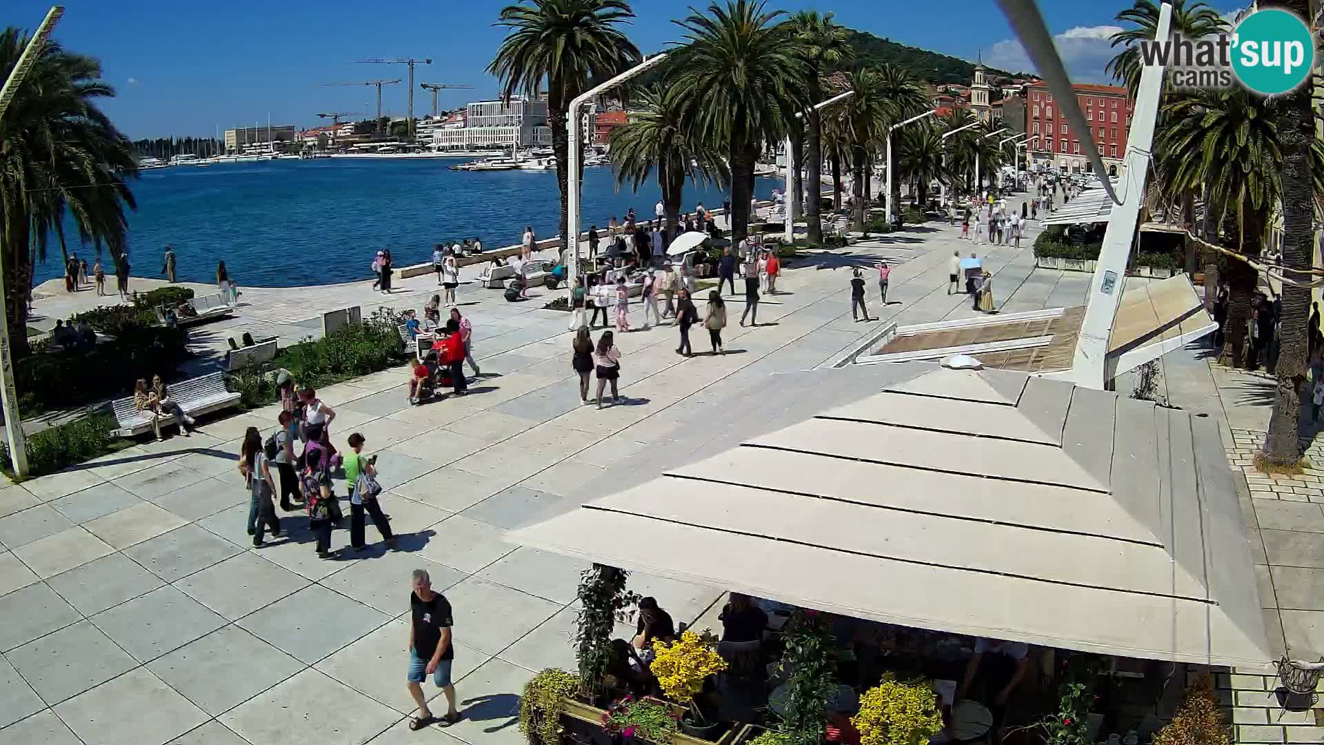 Split –  vue de Riva de Split