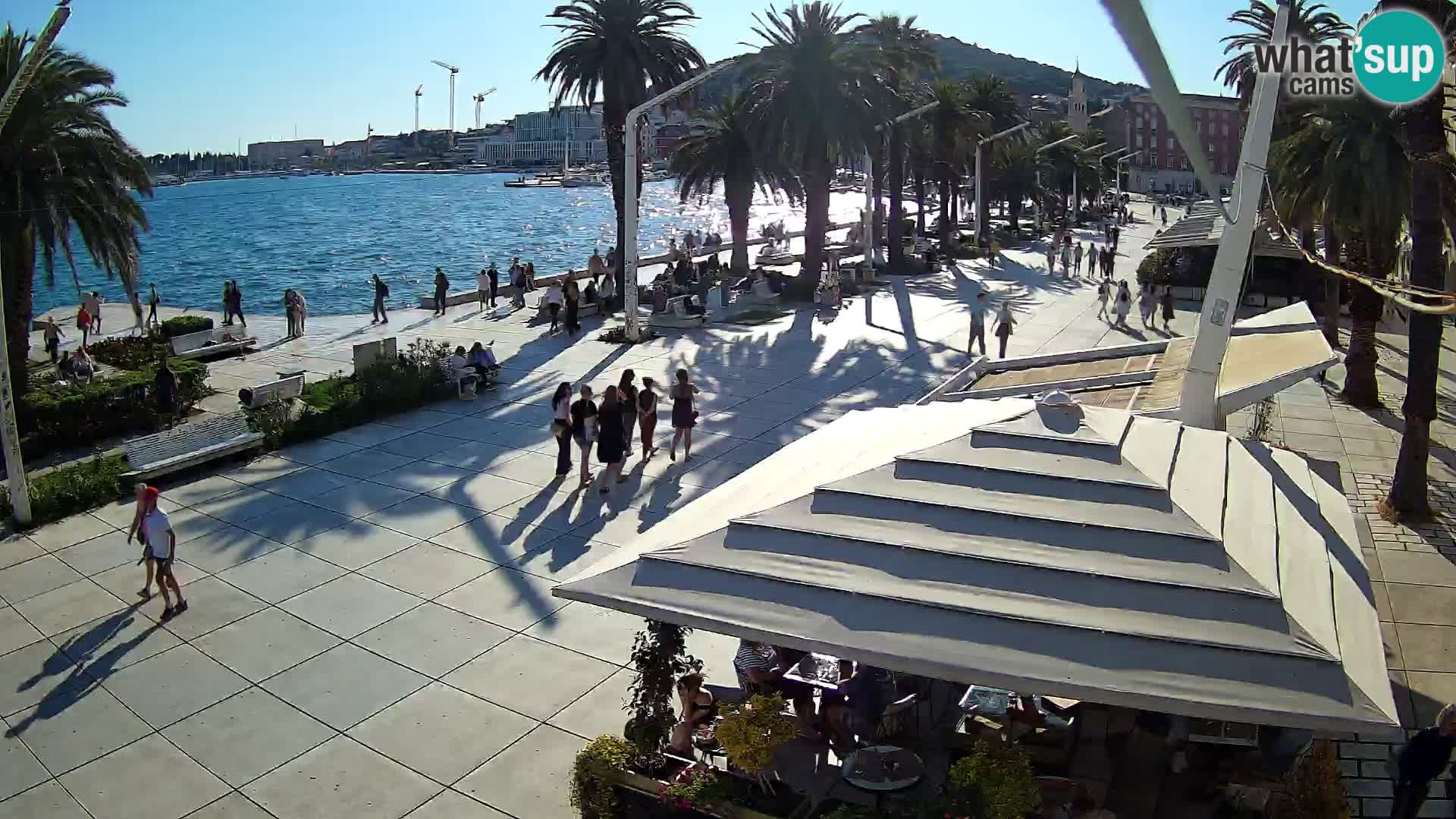 Split –  Blick auf Split riva