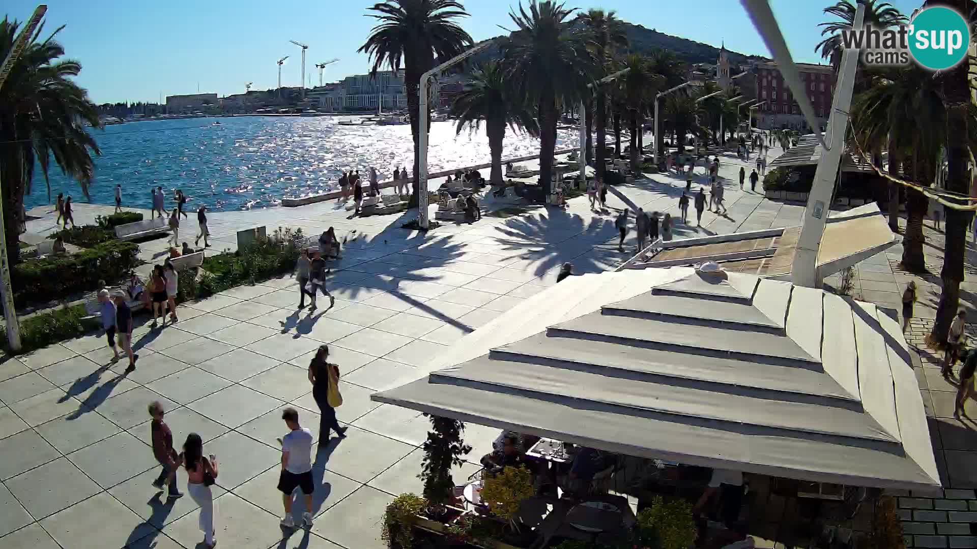 Live Webcam Split – view of Split riva