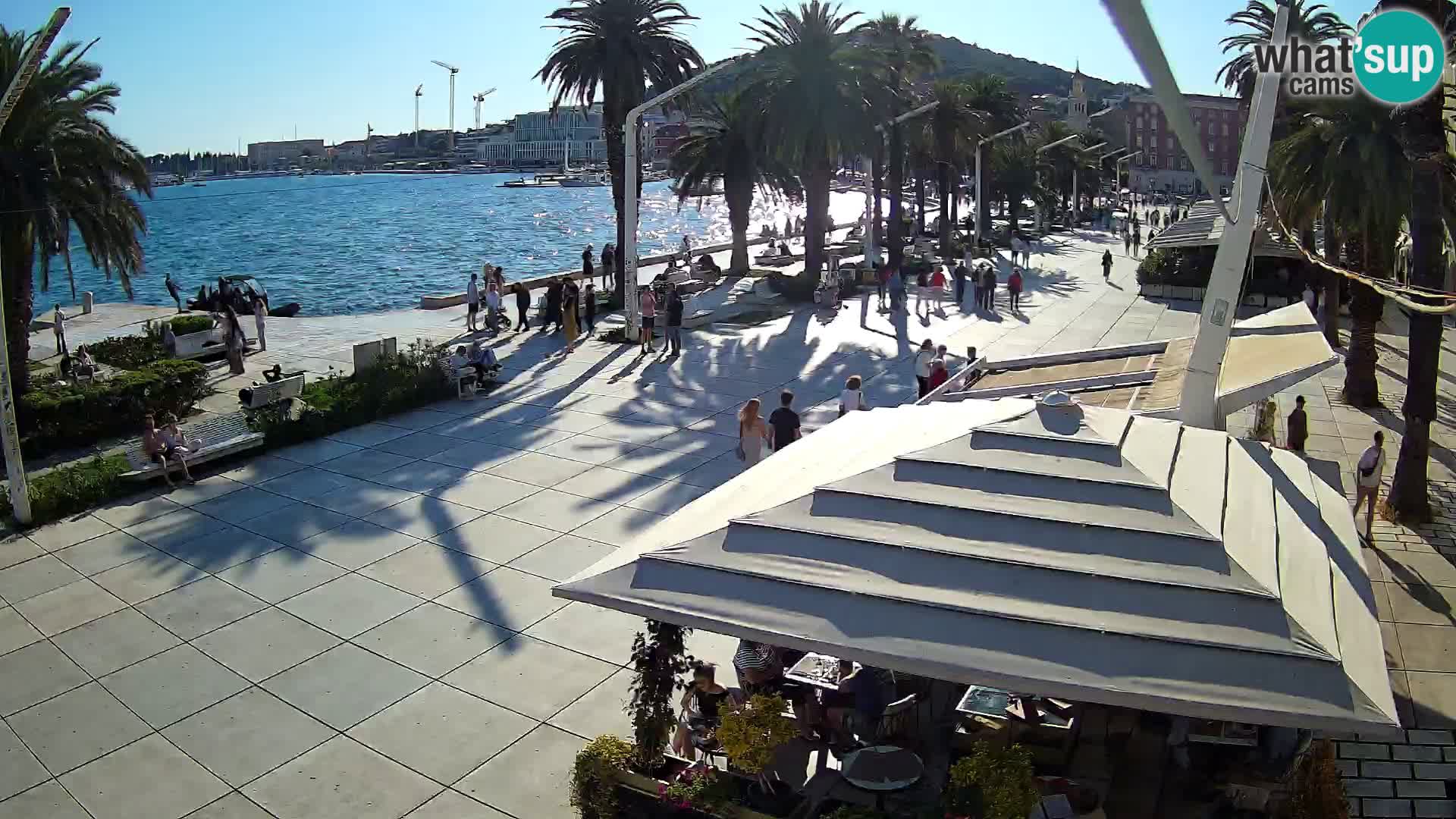 Live Webcam Split – view of Split riva