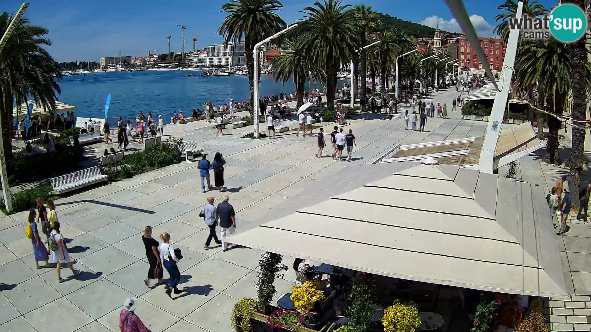 Live Webcam Split – view of Split riva