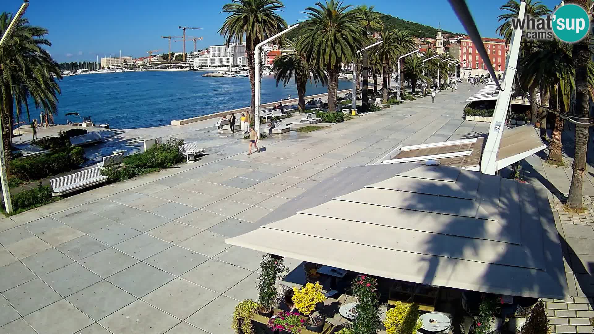 Split –  Blick auf Split riva