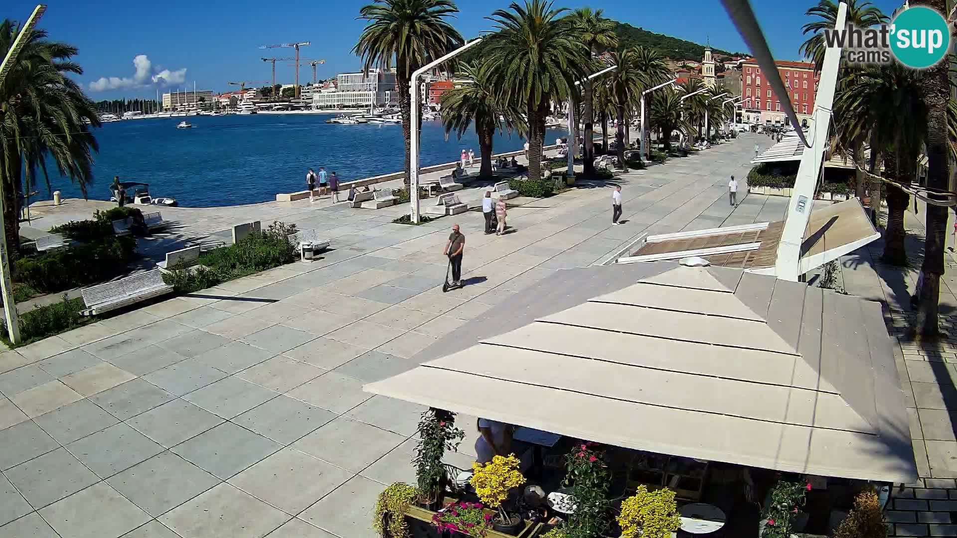Live Webcam Split – view of Split riva