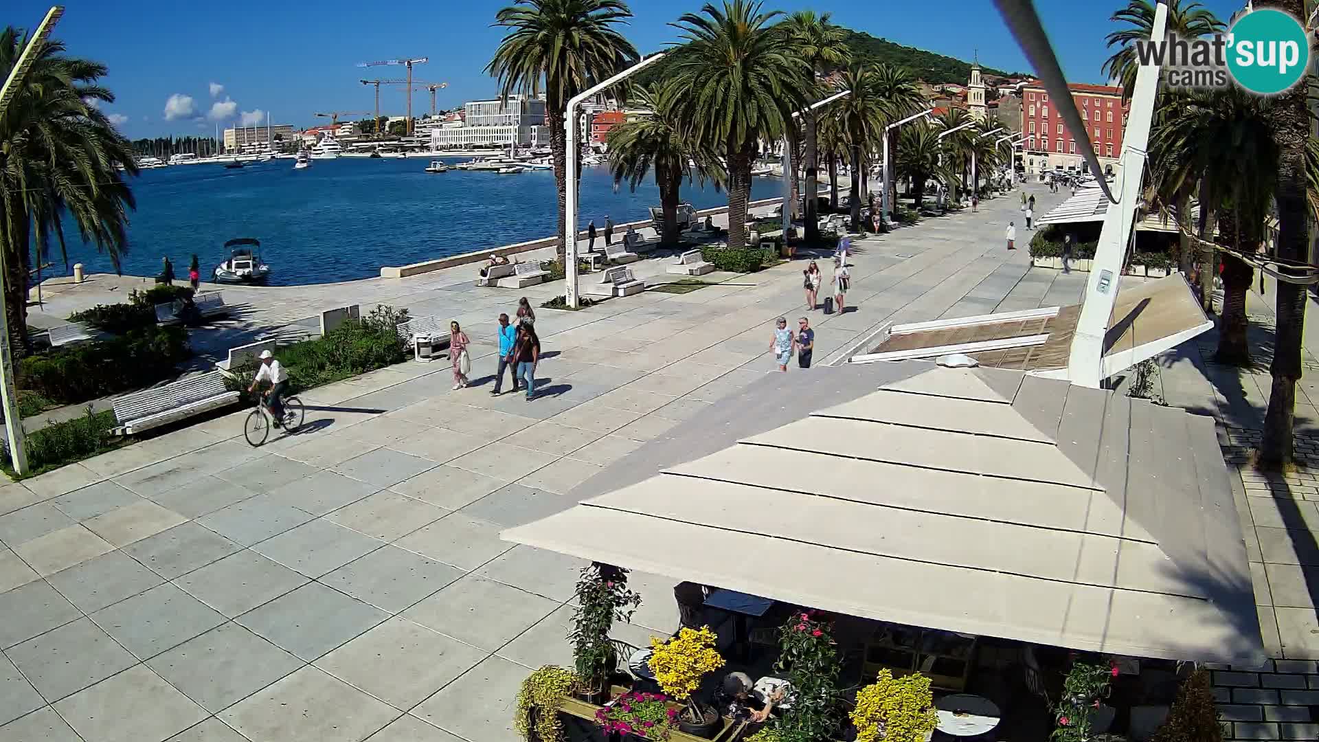 Split –  Blick auf Split riva