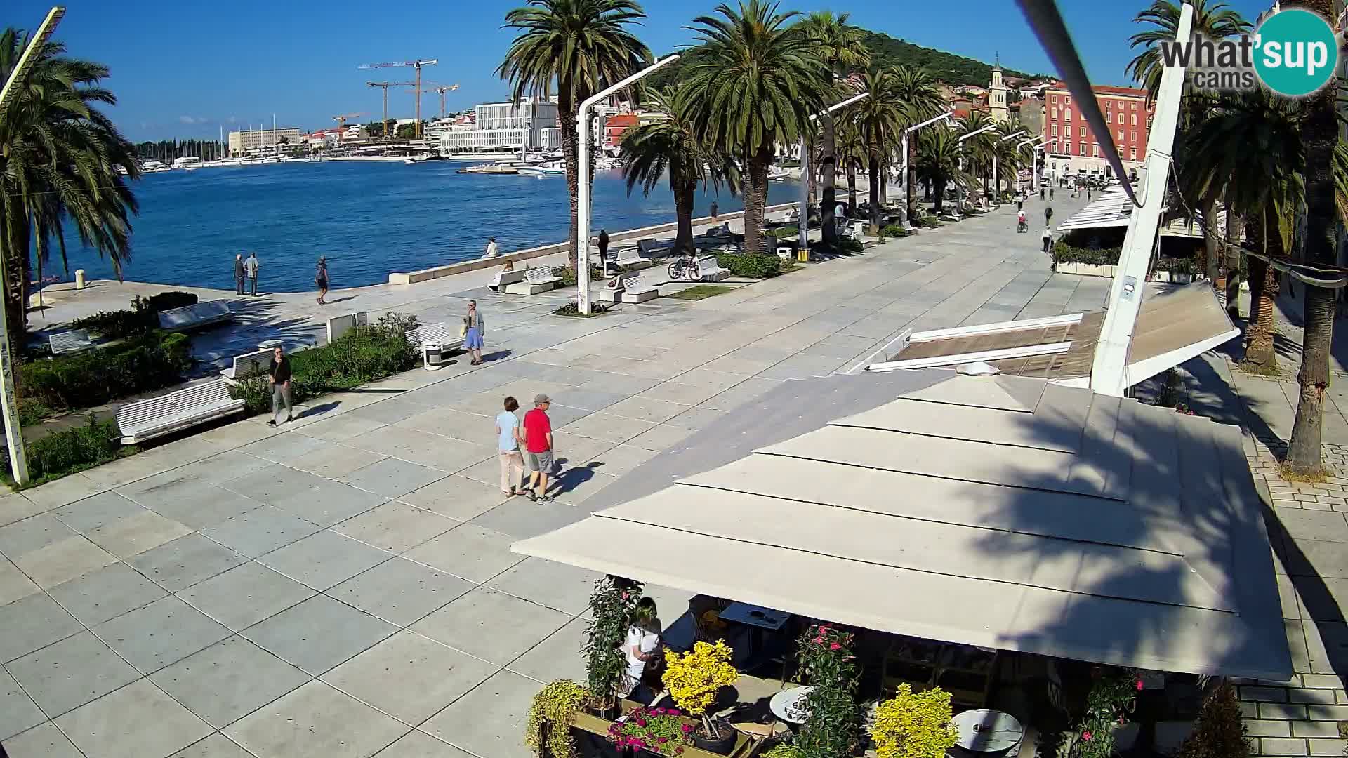 Live Webcam Split – view of Split riva