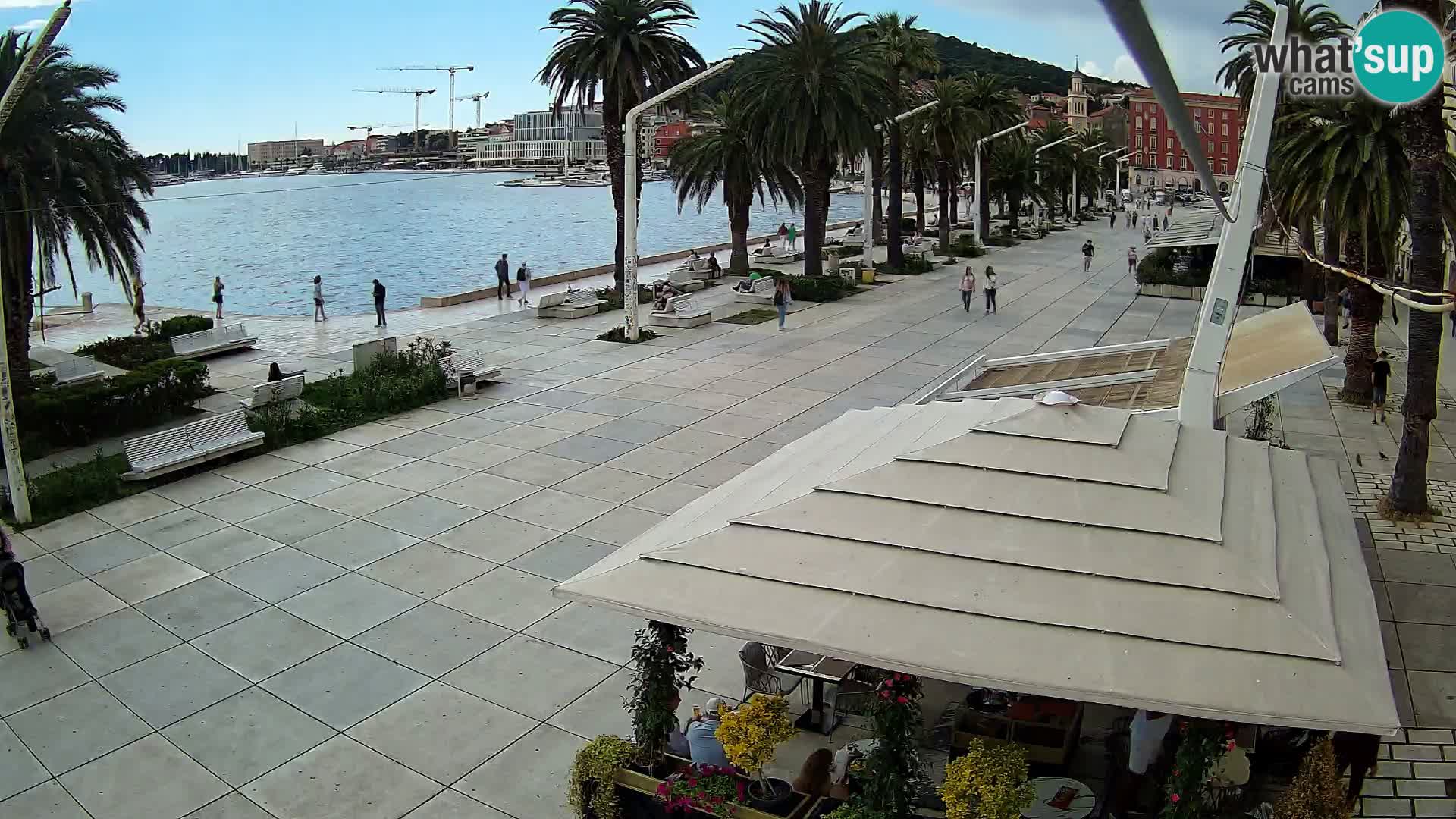 Live Webcam Split – view of Split riva