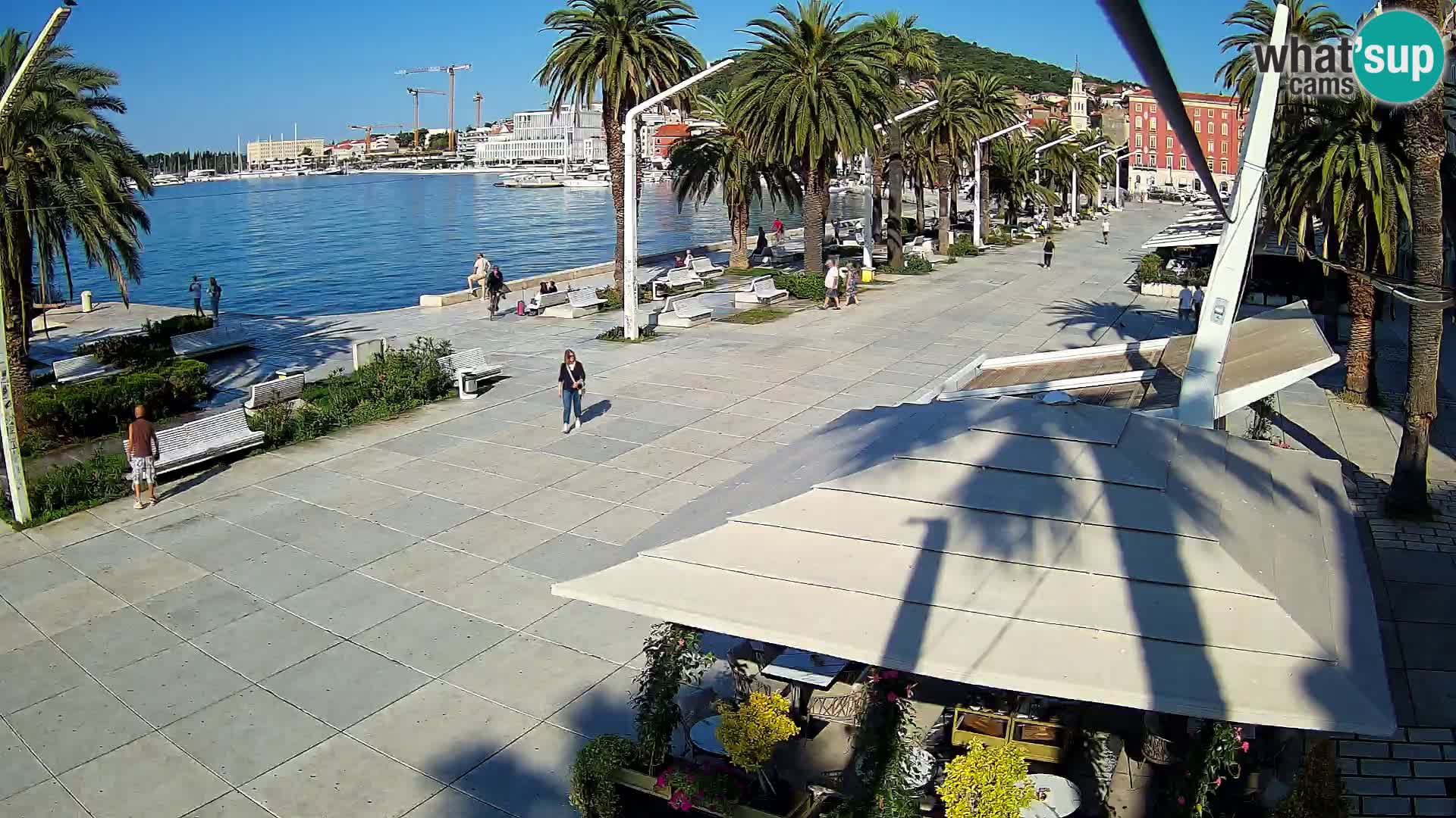 Live Webcam Split – view of Split riva