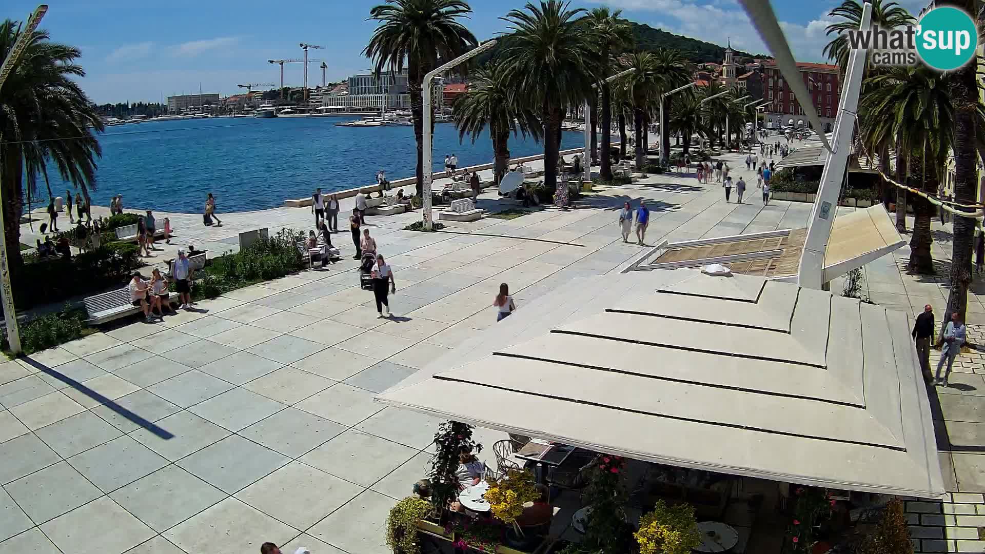 Live Webcam Split – view of Split riva