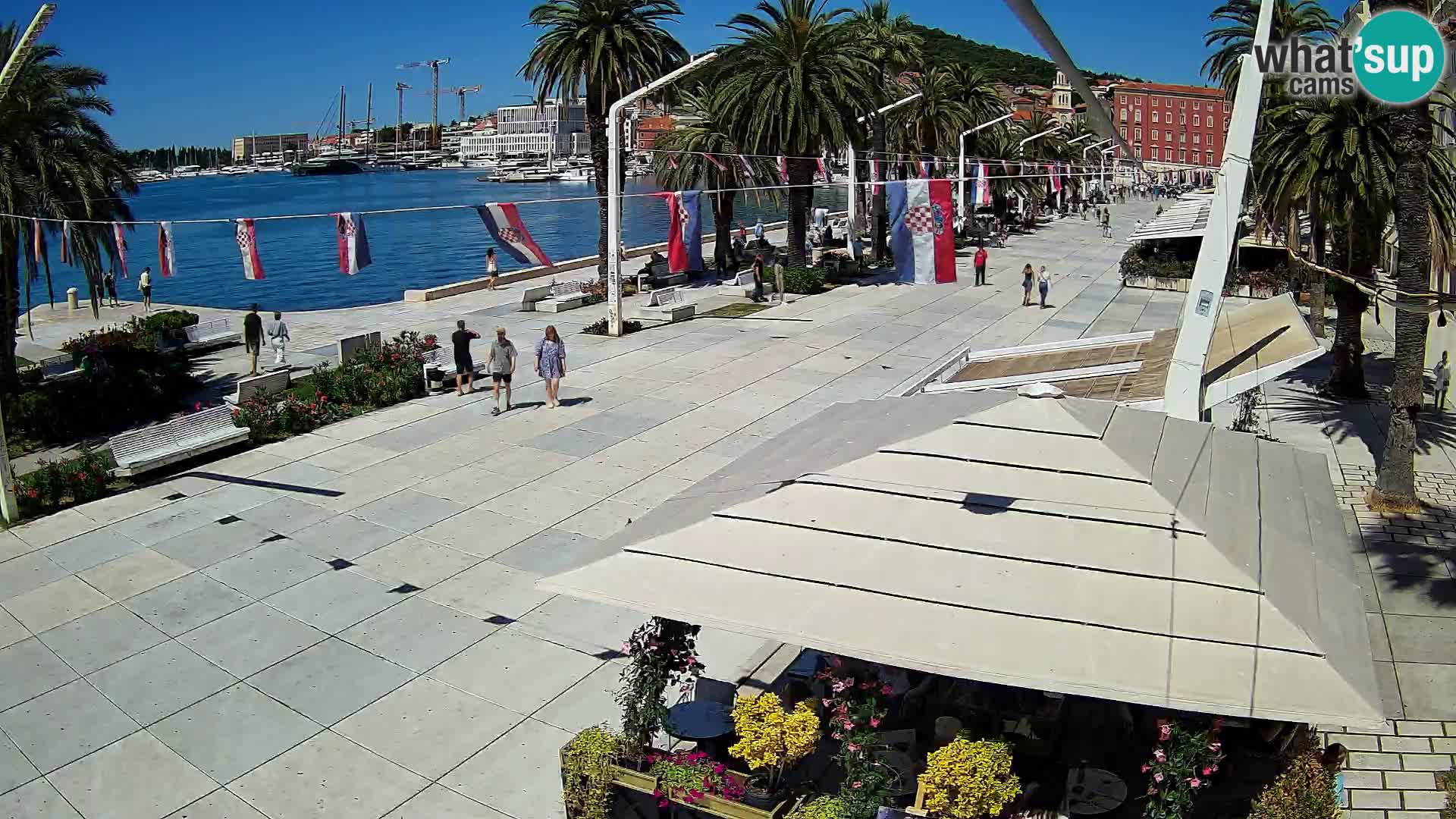 Split – Vista sulla riva di Spalato