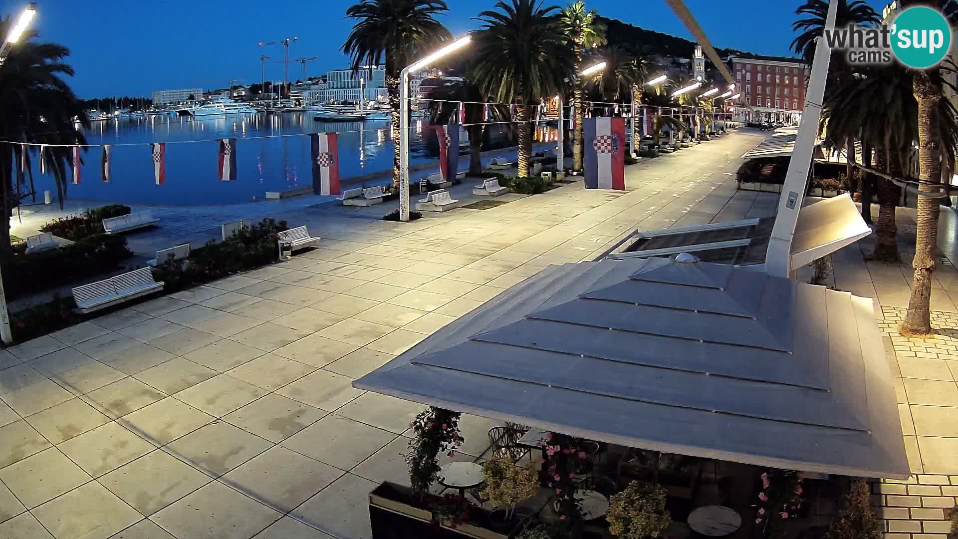 Split –  Blick auf Split riva