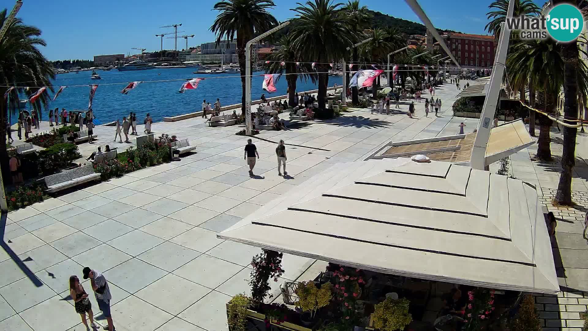 Split –  vue de Riva de Split