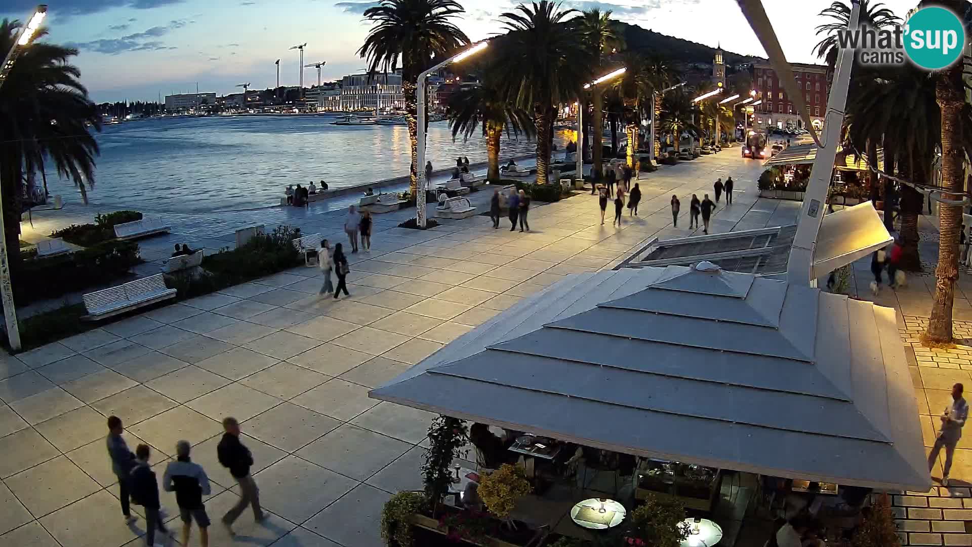 Split – Vista sulla riva di Spalato