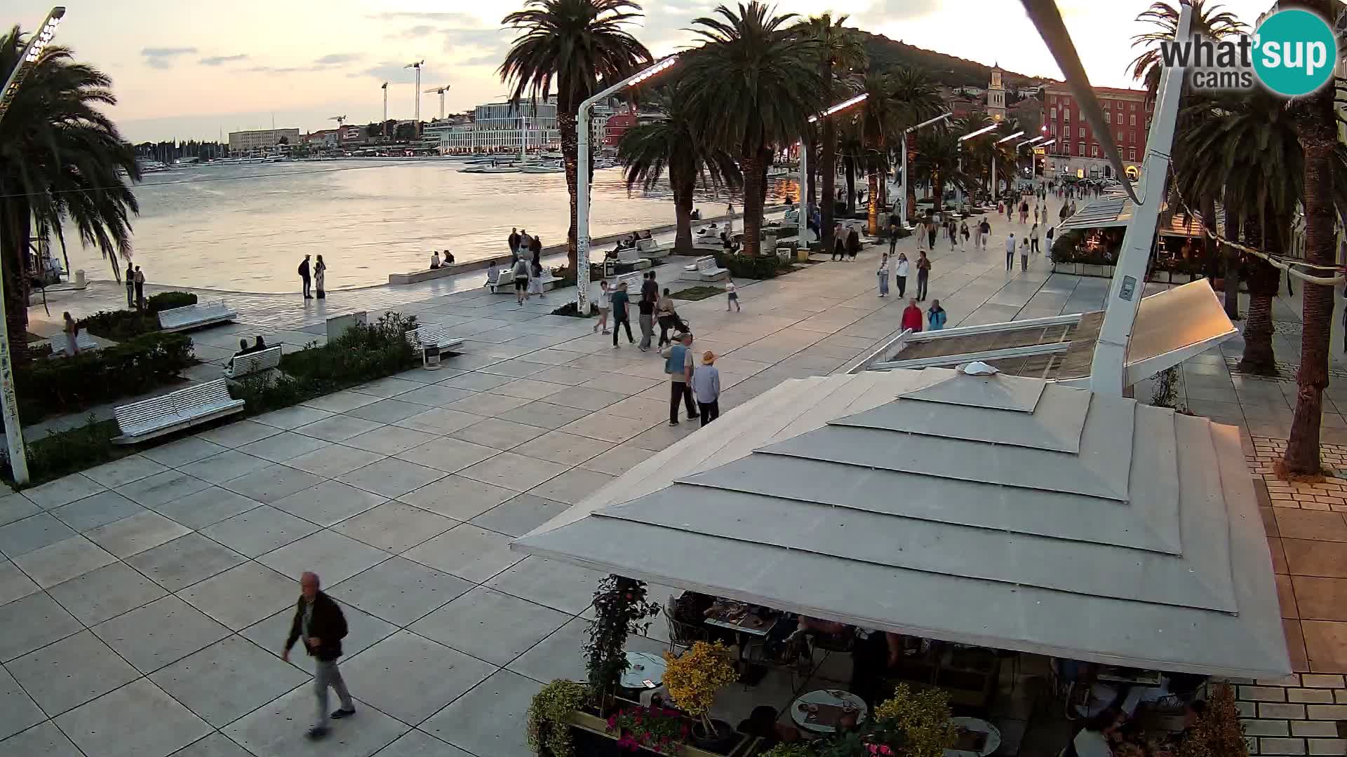 Split –  Blick auf Split riva