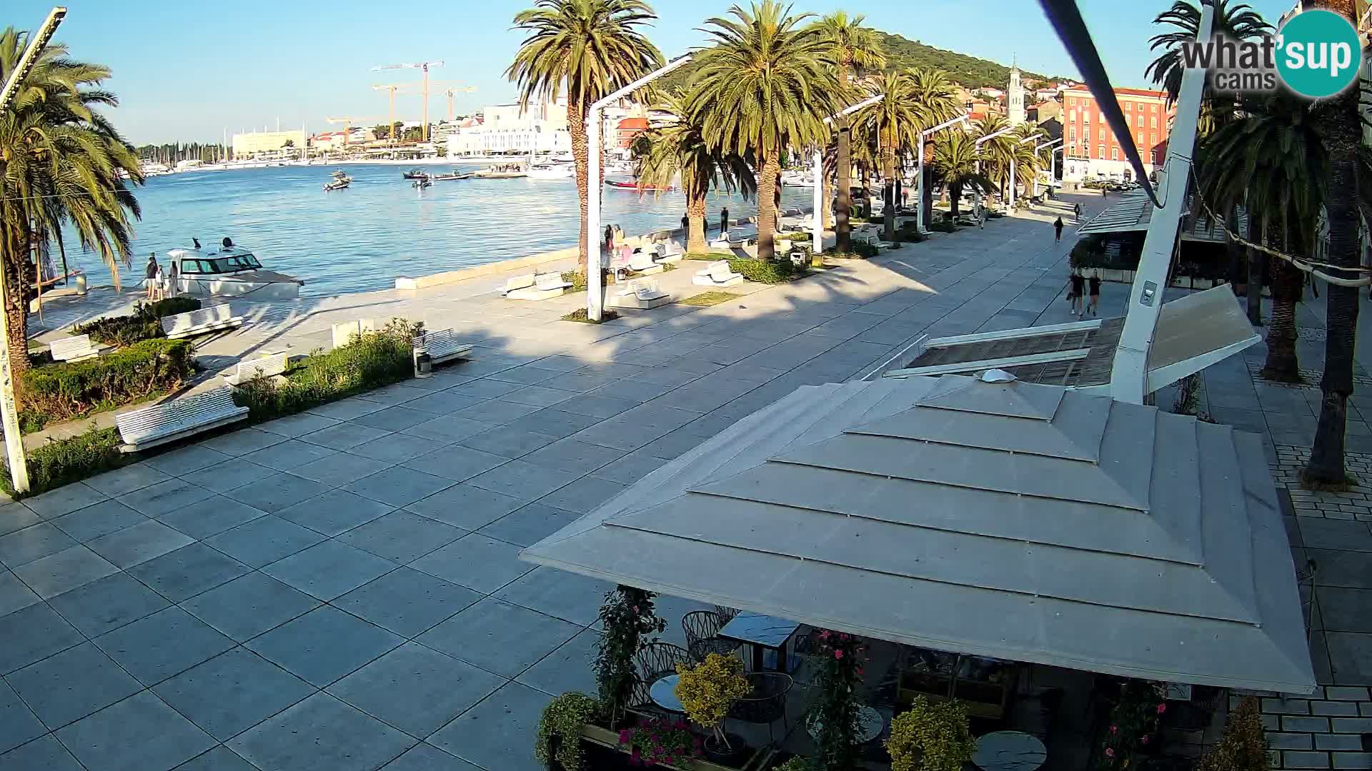Split –  Blick auf Split riva