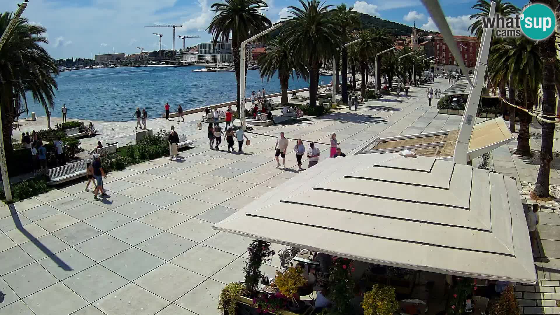 Live Webcam Split – view of Split riva