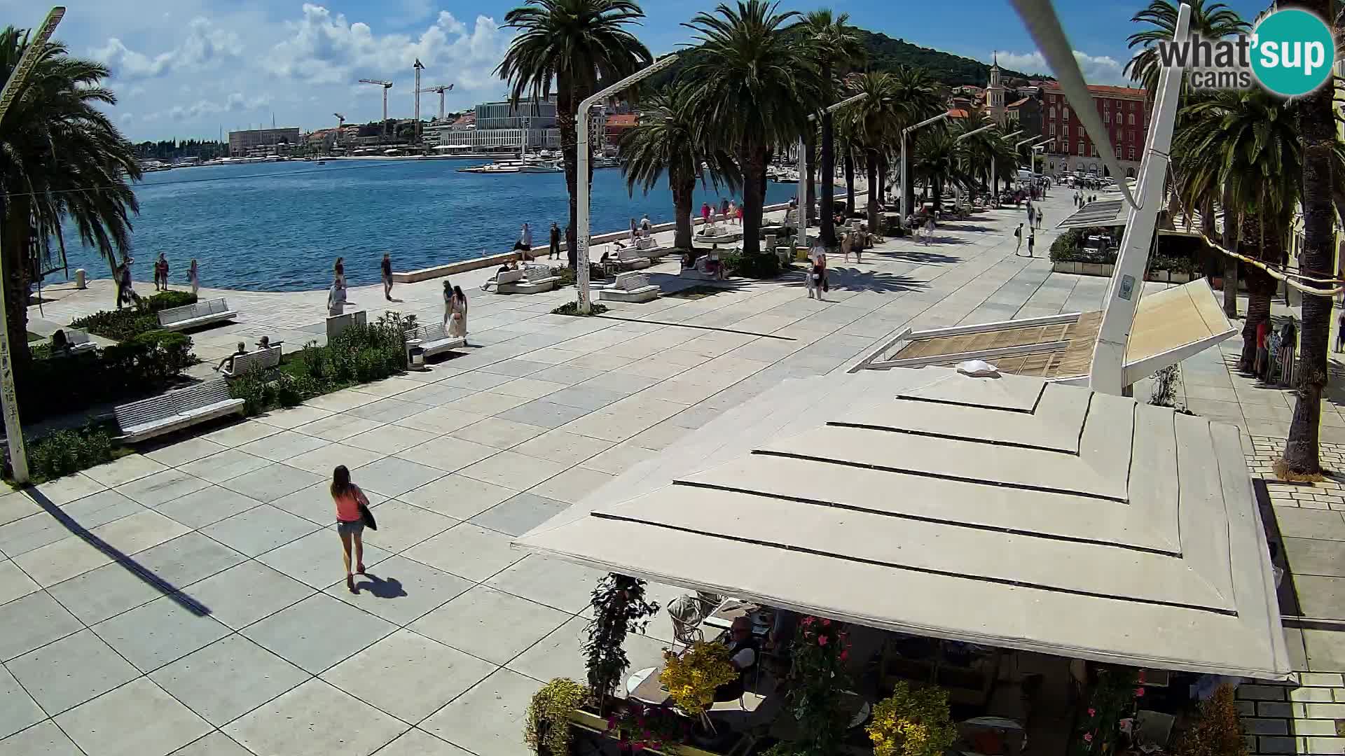 Live Webcam Split – view of Split riva