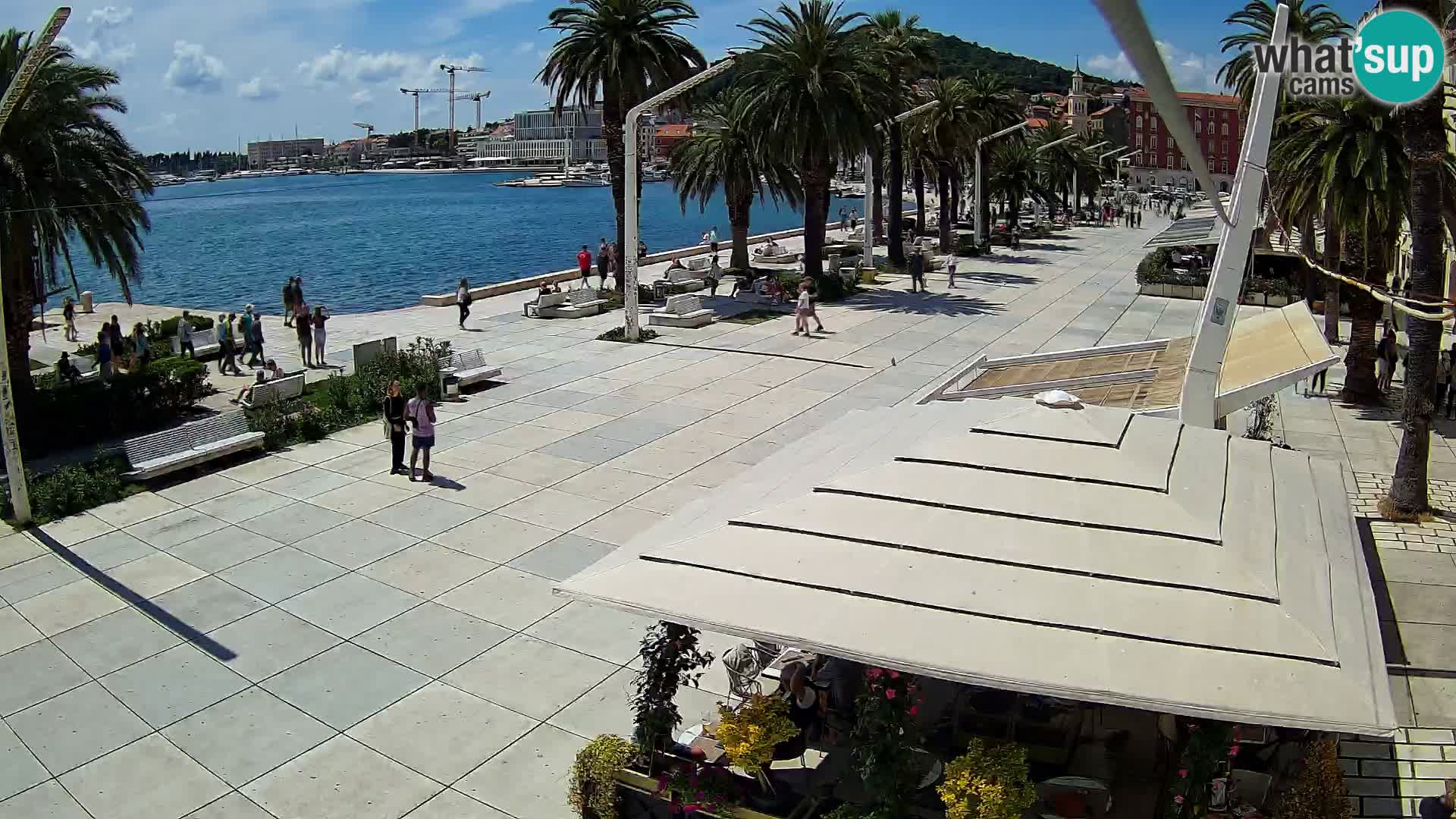 Live Webcam Split – view of Split riva