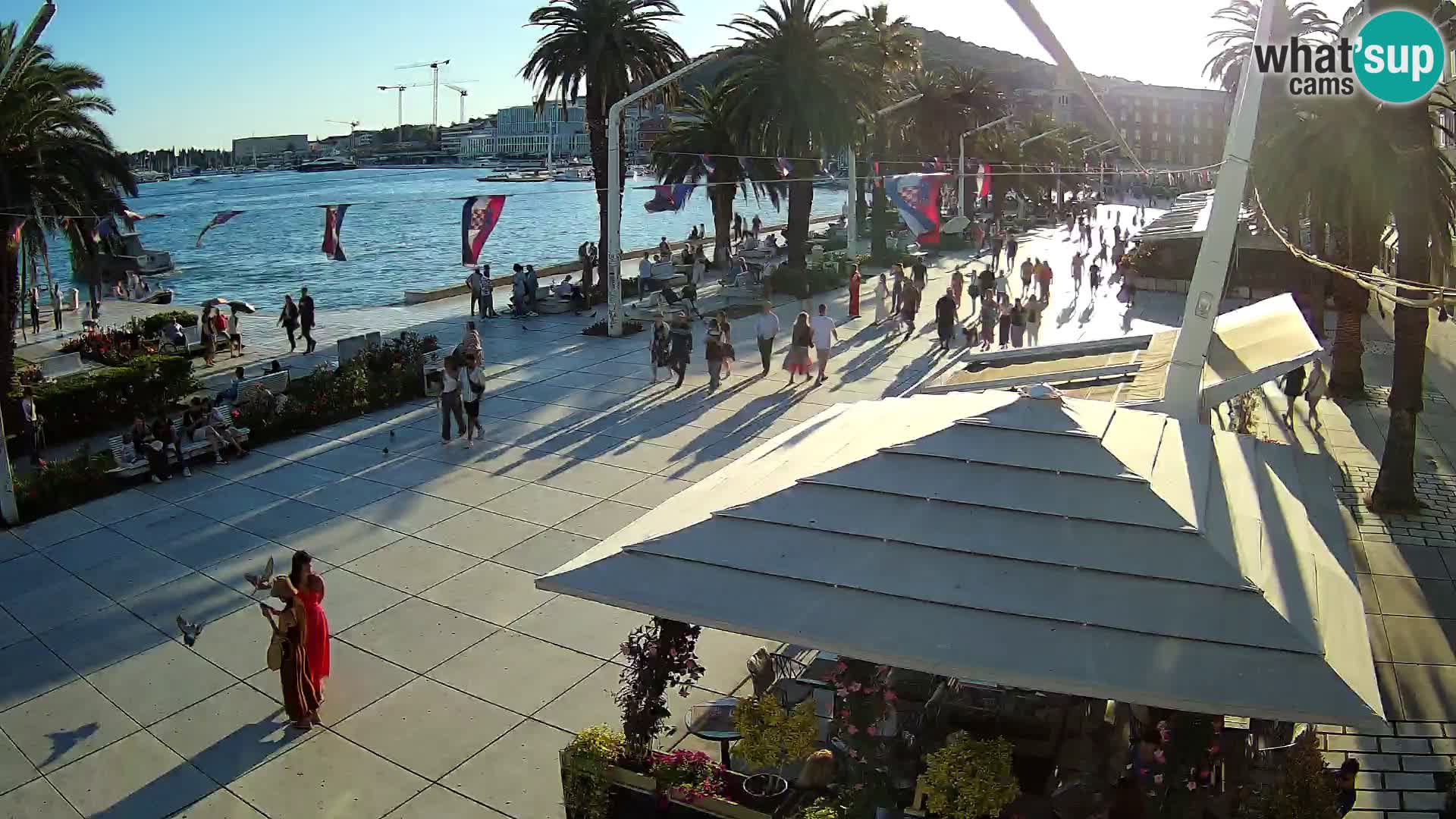 Split –  Blick auf Split riva