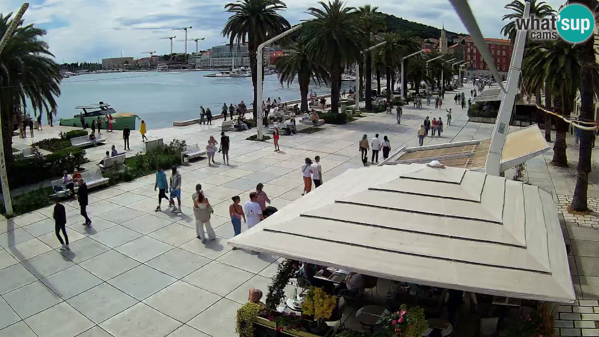 Split –  Blick auf Split riva