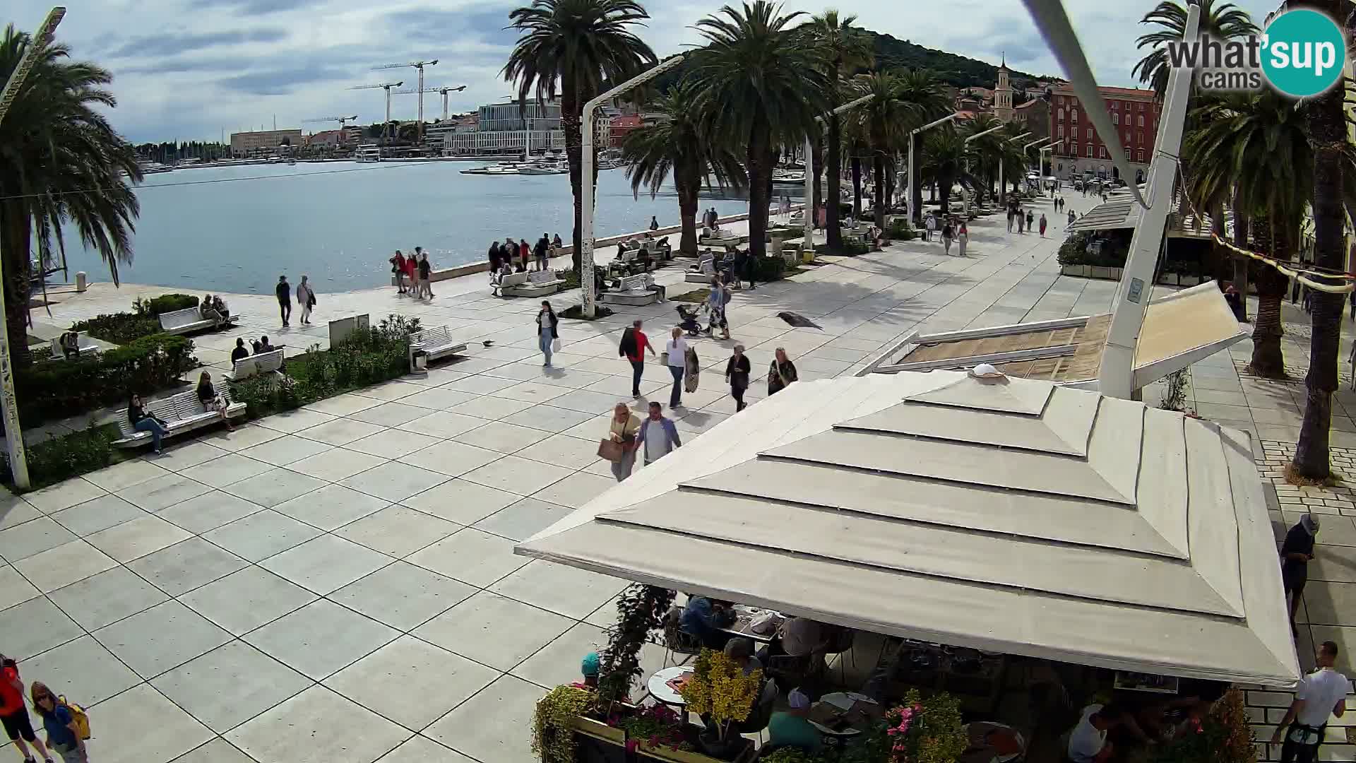 Split –  Blick auf Split riva