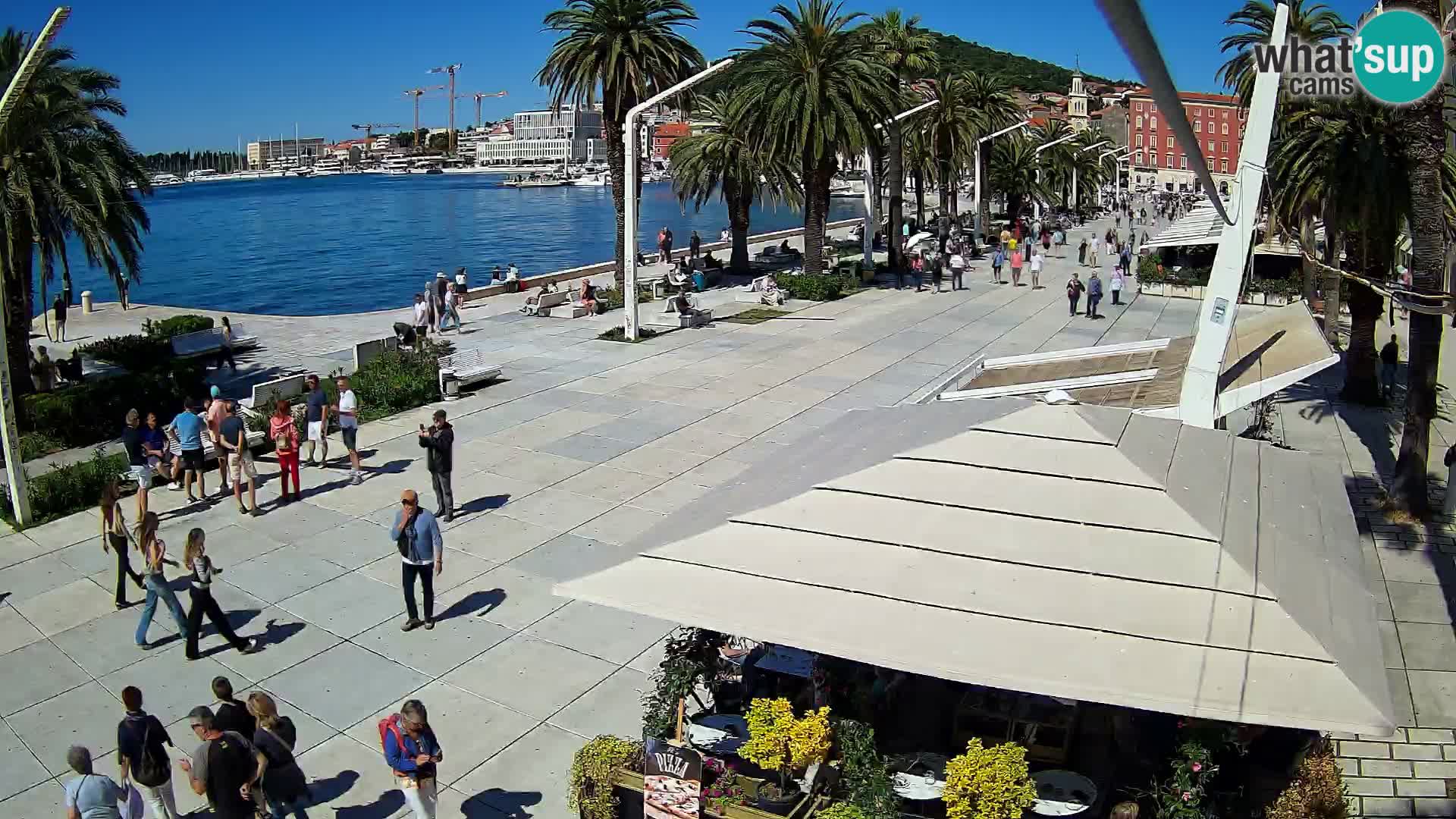 Split – Vista sulla riva di Spalato