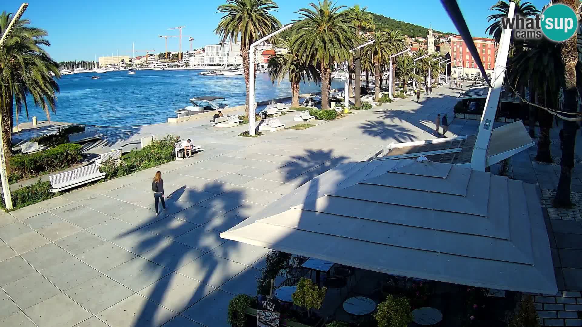 Split –  Blick auf Split riva