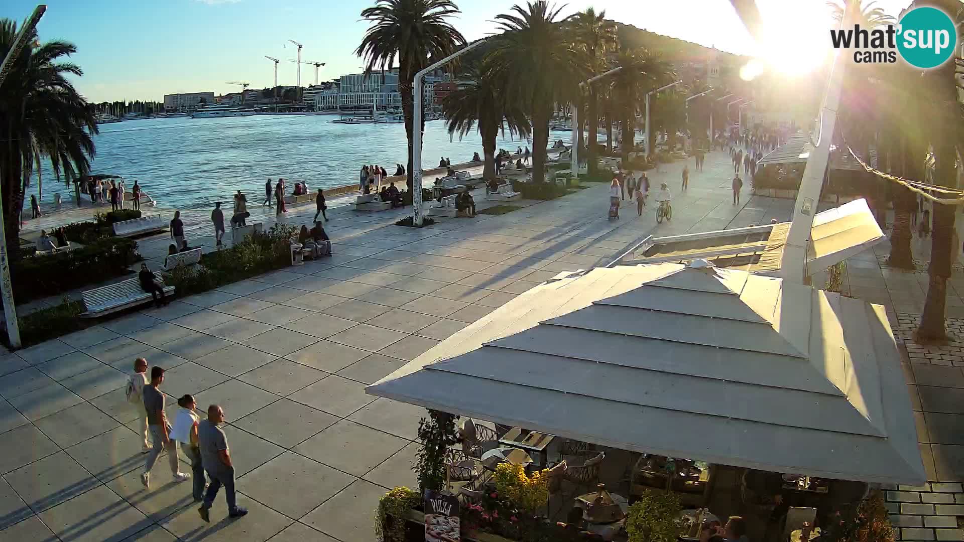 LIVE webcam Spalato riva