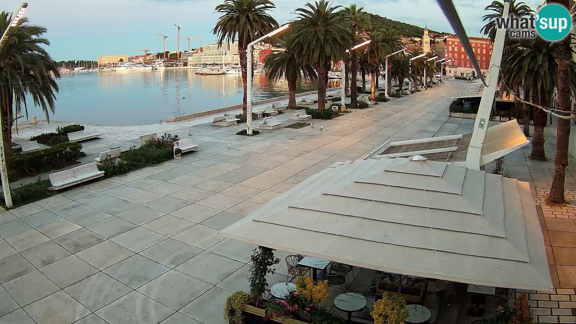 Split –  Blick auf Split riva