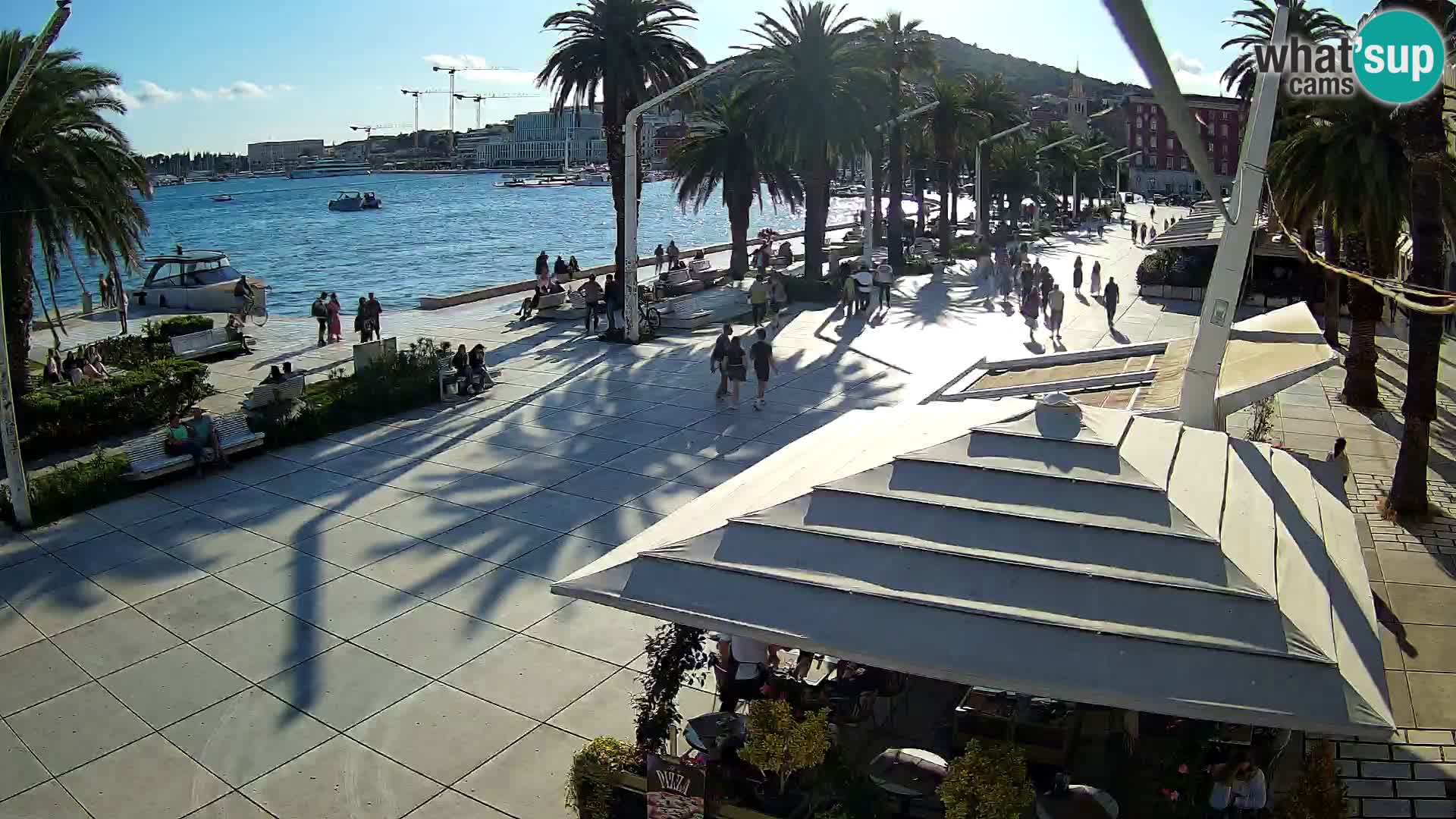 Live Webcam Split – view of Split riva