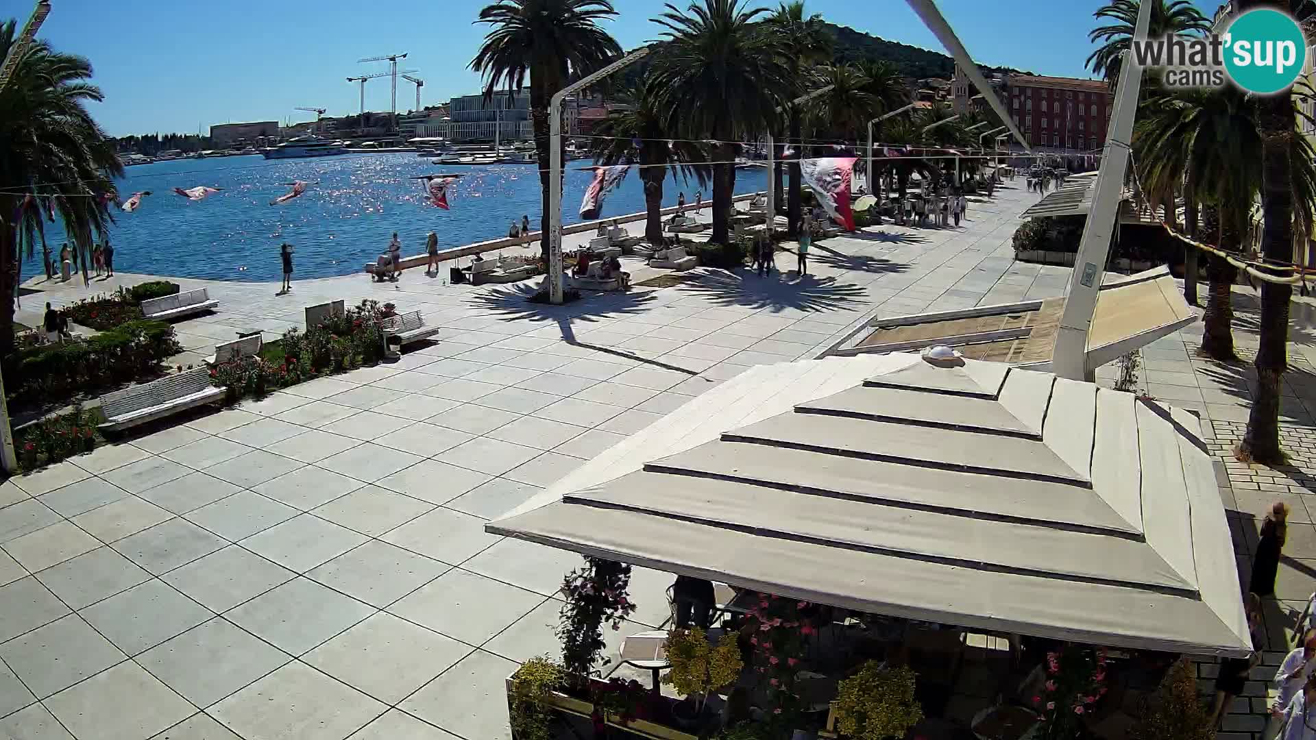 Live Webcam Split – view of Split riva