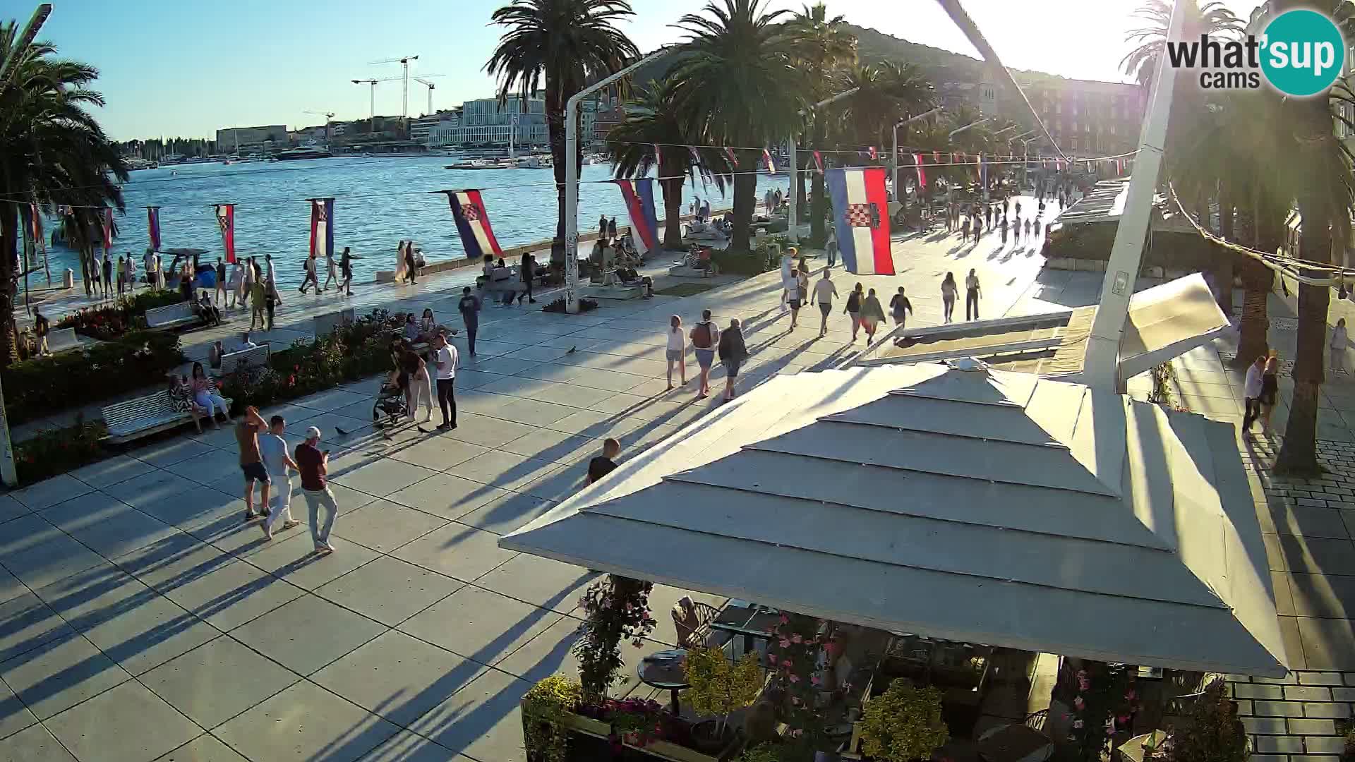 Live Webcam Split – view of Split riva