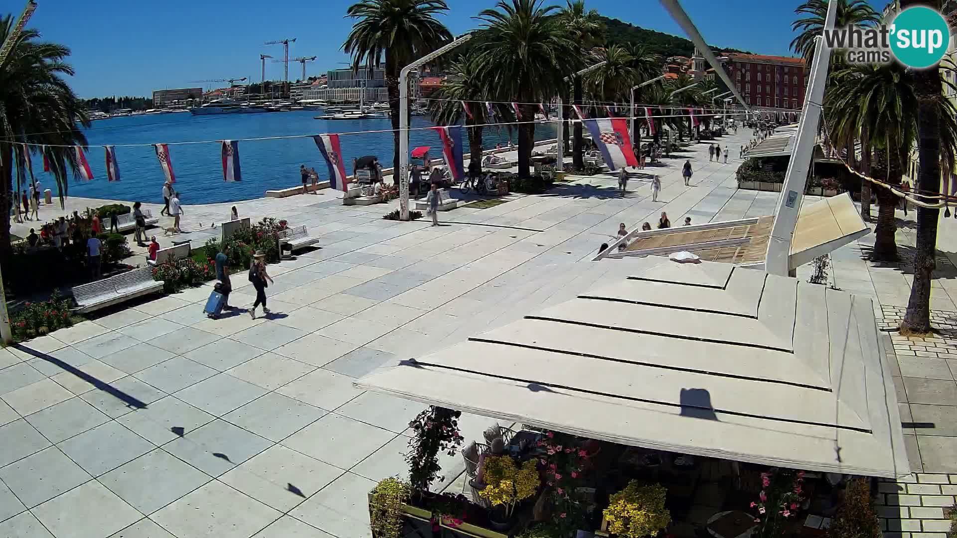 Live Webcam Split – view of Split riva