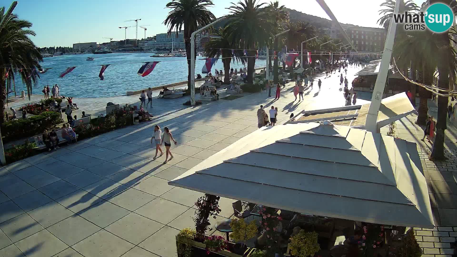 Live Webcam Split – view of Split riva