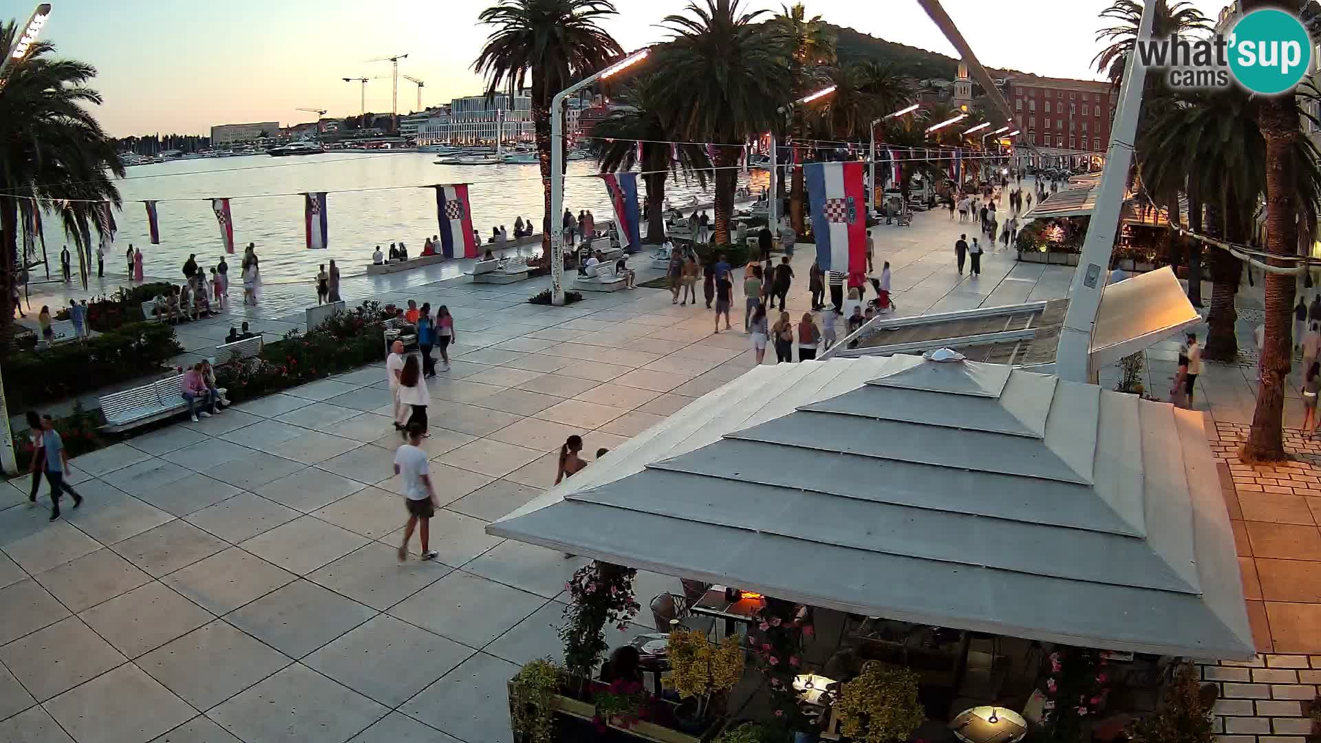 Live Webcam Split – view of Split riva