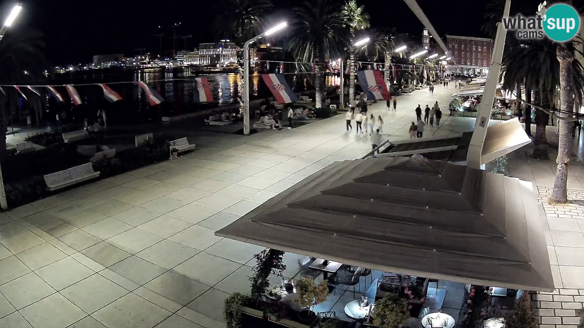 Split –  Blick auf Split riva