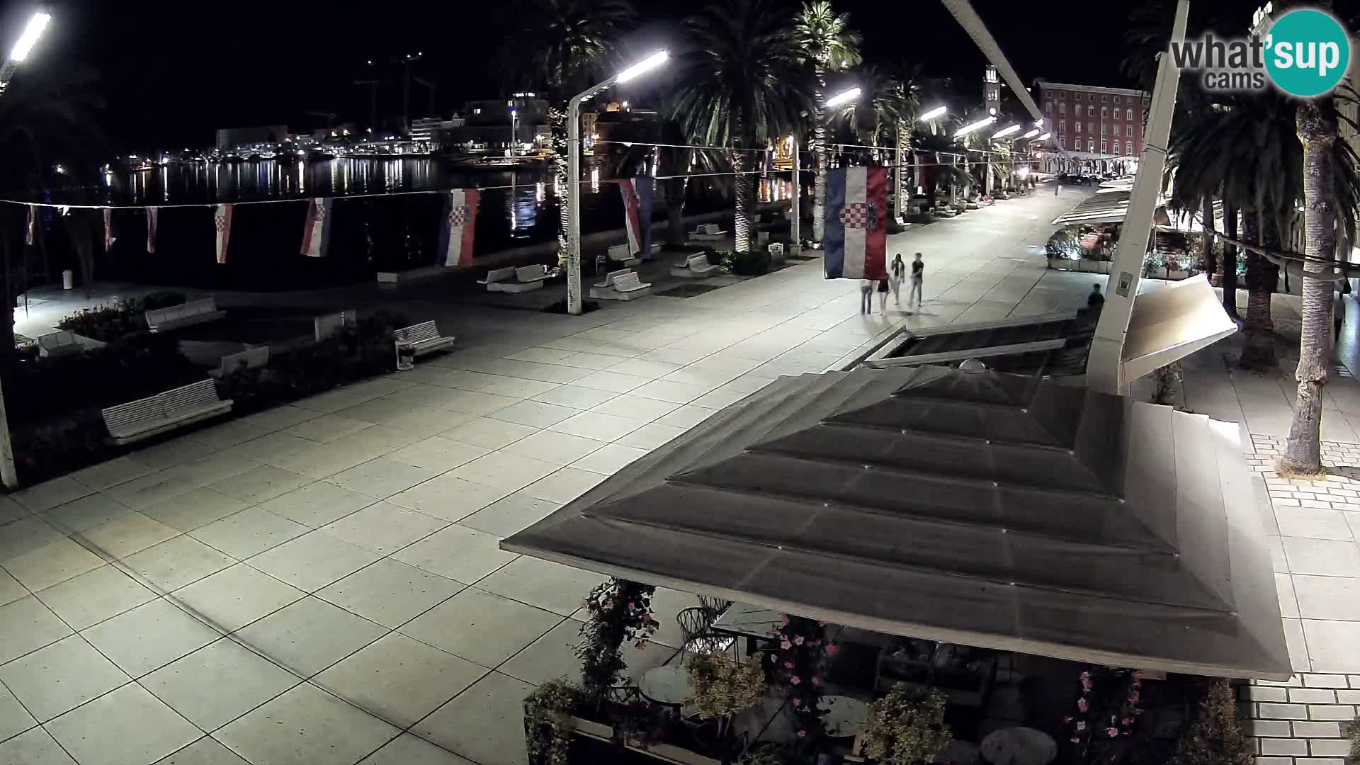Split –  Blick auf Split riva