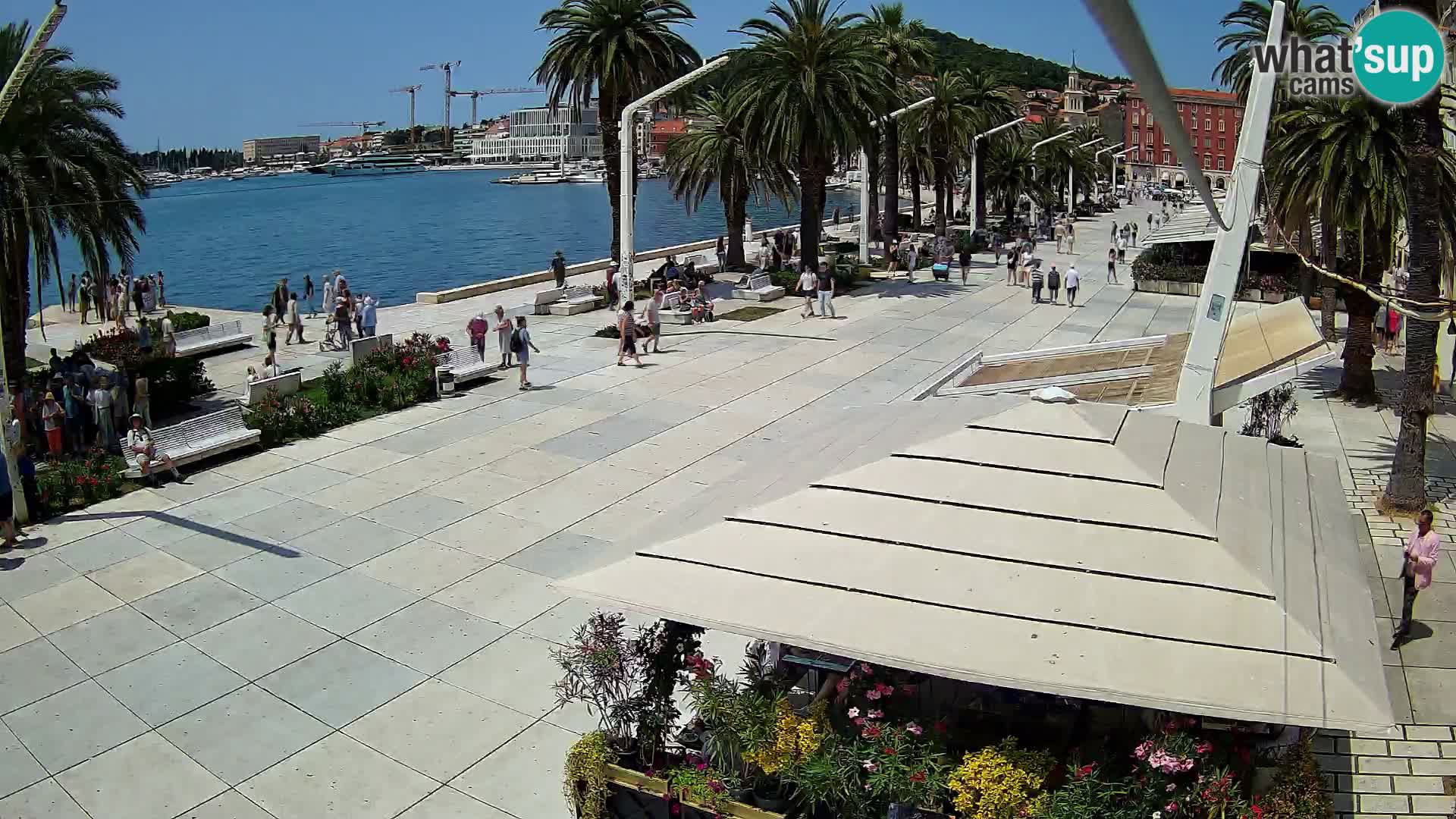 Live Webcam Split – view of Split riva