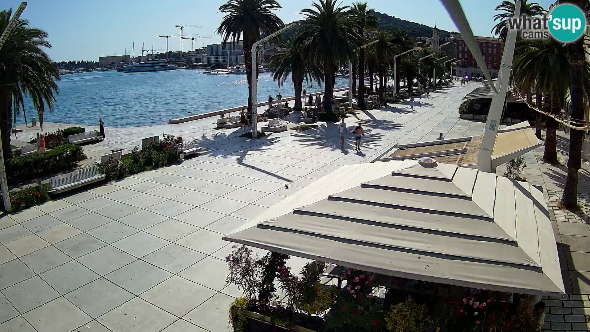 Live Webcam Split – view of Split riva