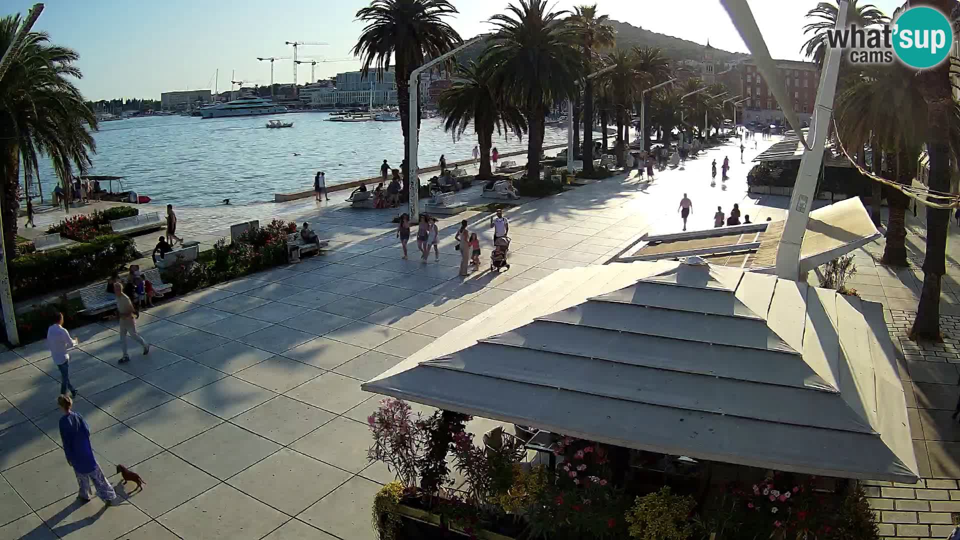 Live Webcam Split – view of Split riva