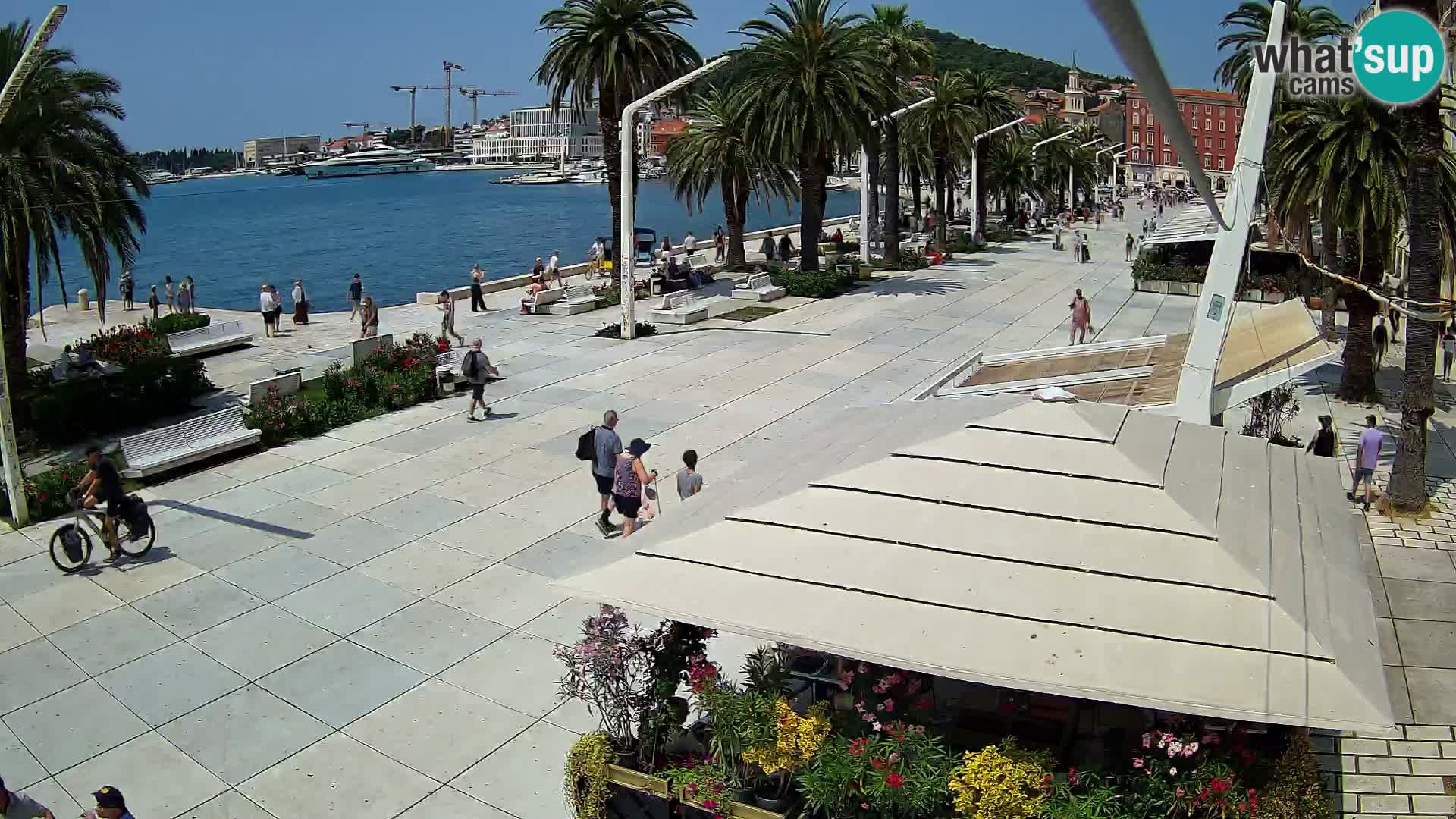 Split –  Blick auf Split riva