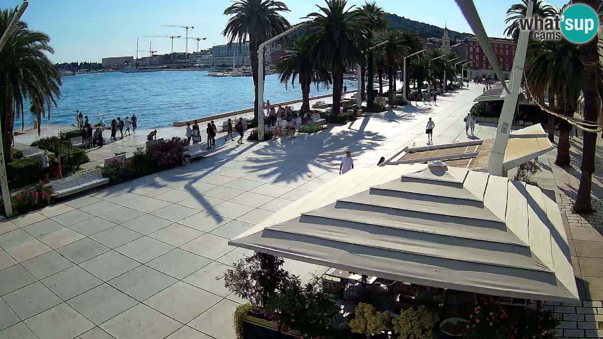 Split –  Blick auf Split riva