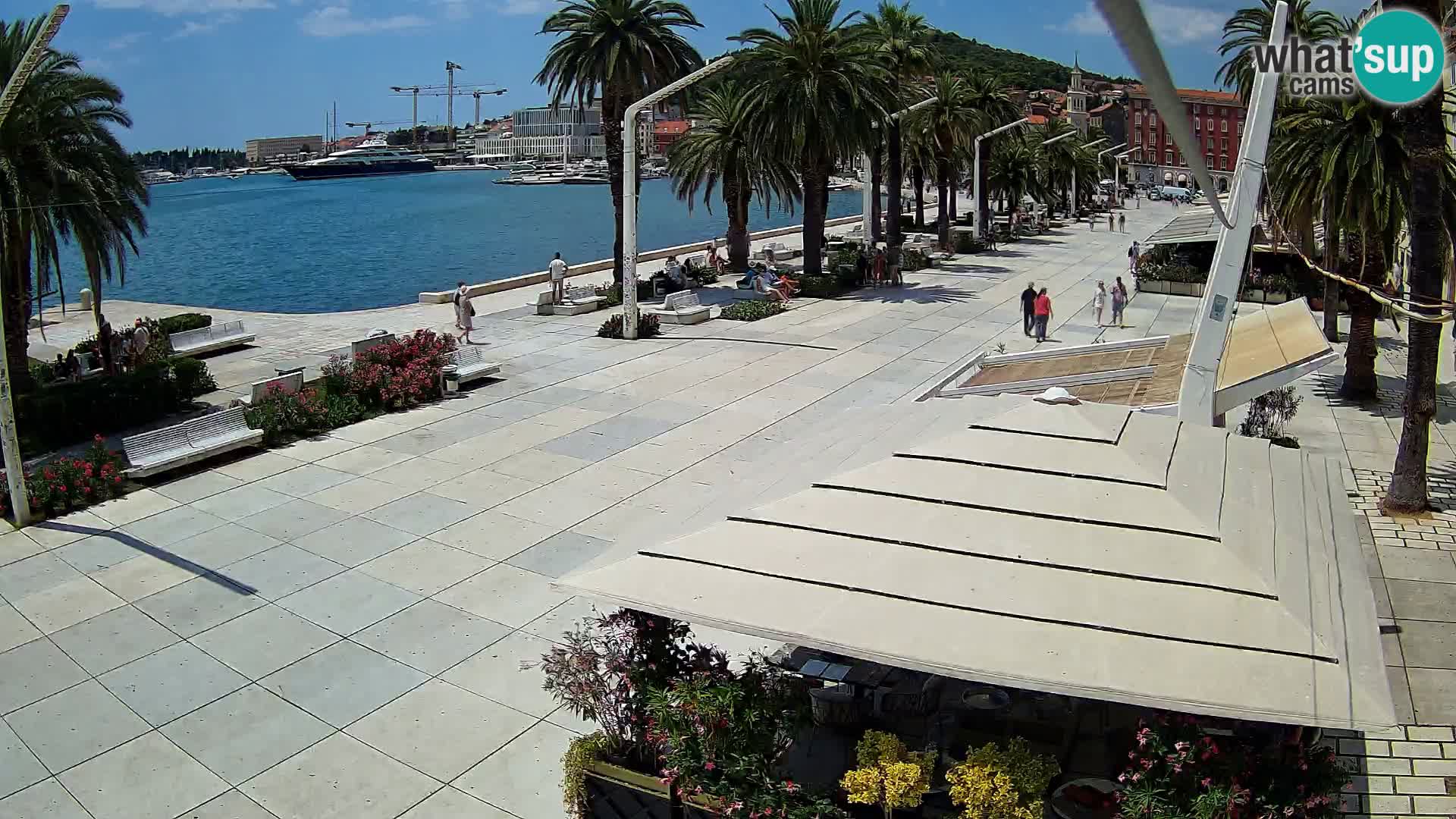 Live Webcam Split – view of Split riva