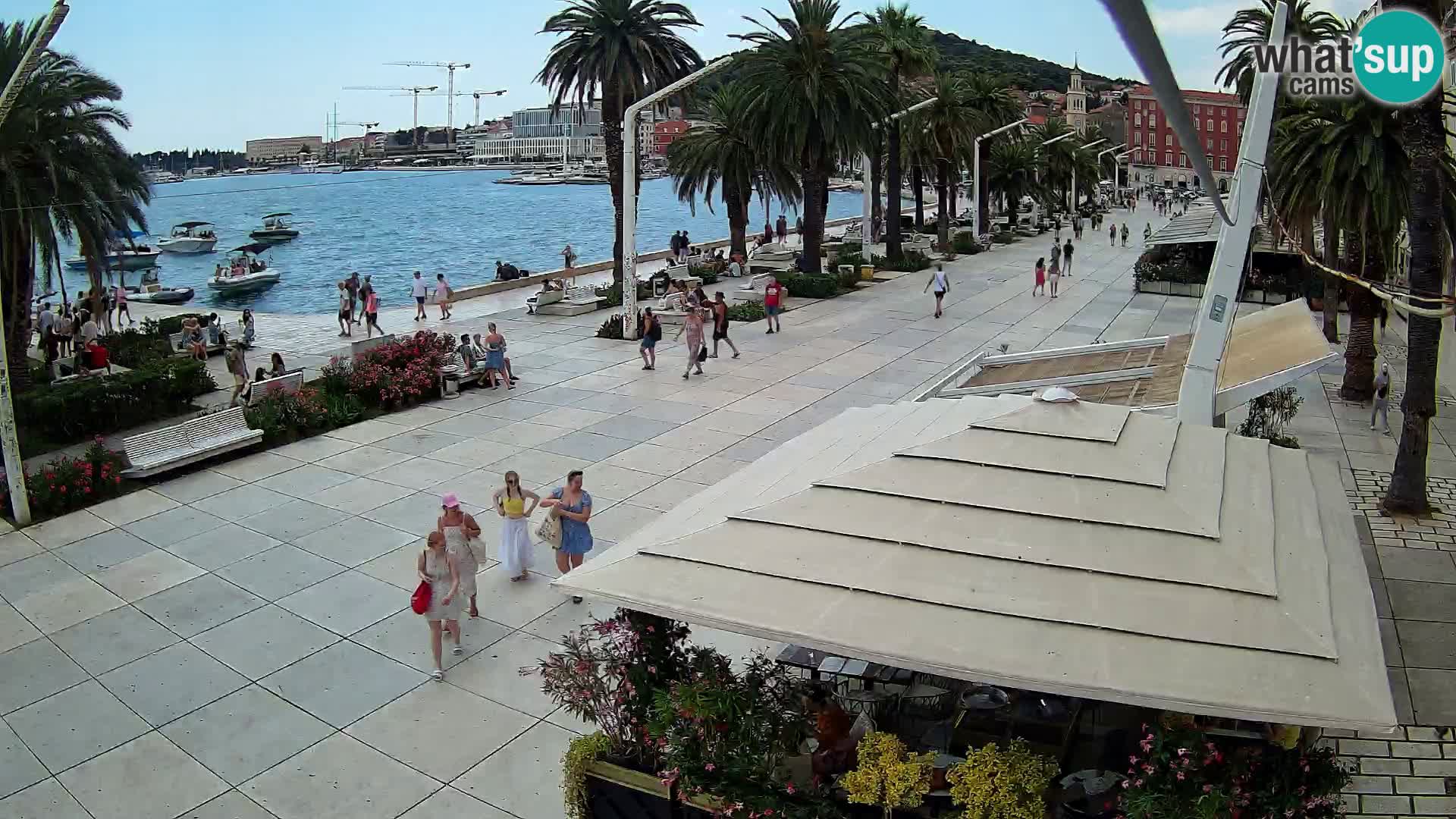 Live Webcam Split – view of Split riva