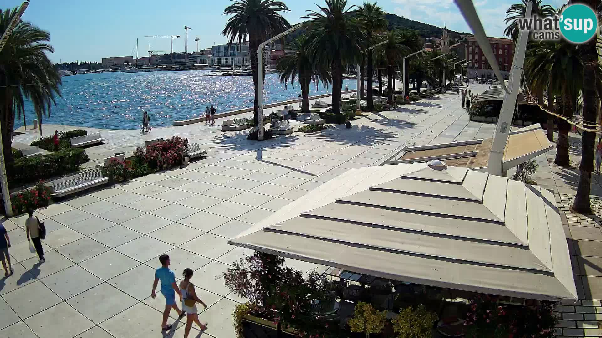 Live Webcam Split – view of Split riva