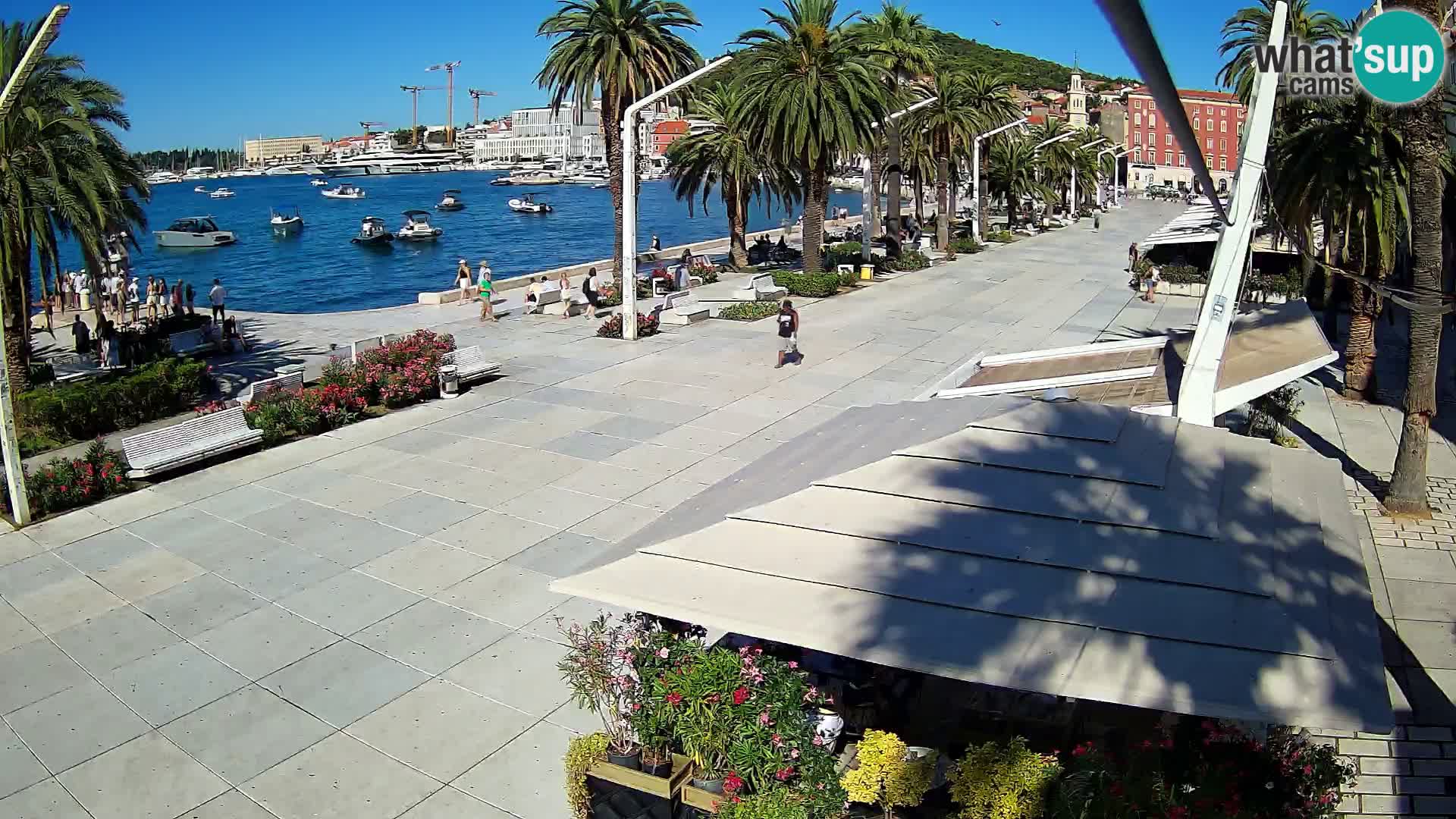 Live Webcam Split – view of Split riva