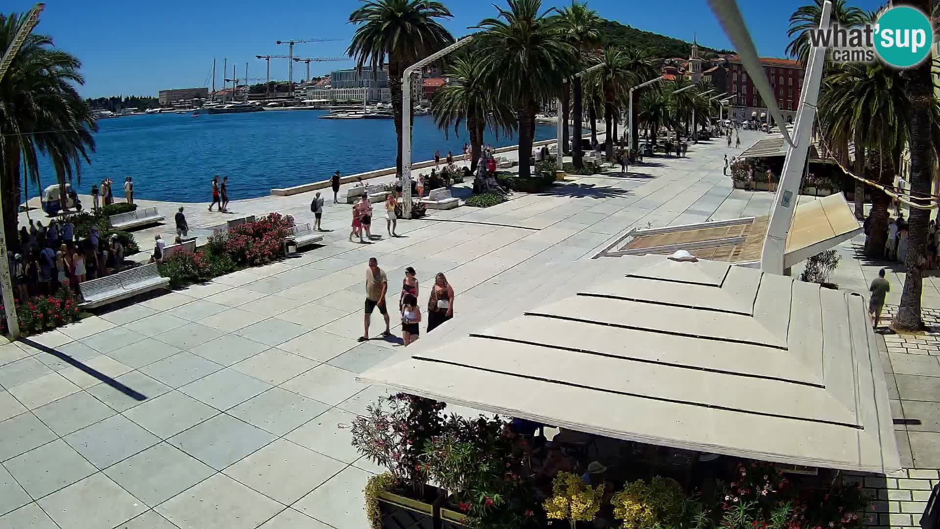 Split –  Blick auf Split riva