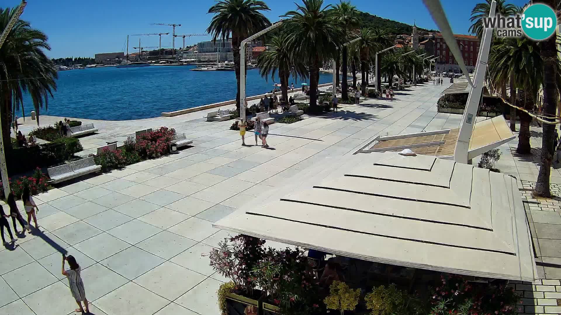 Split – Vista sulla riva di Spalato